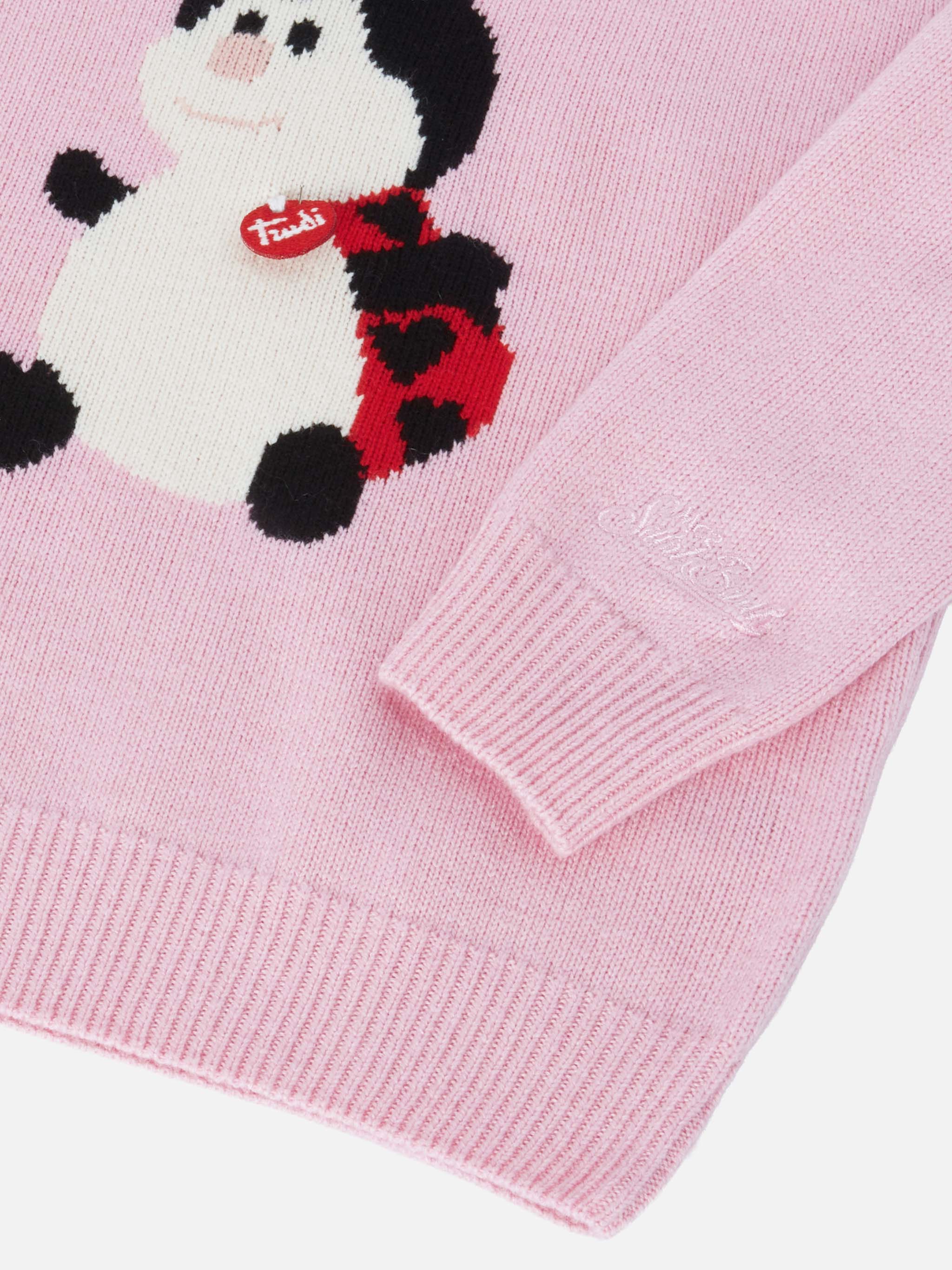 mc2-saint-barth-maglione-princess-misto-cashmere-patch-trudi-bambina image 4