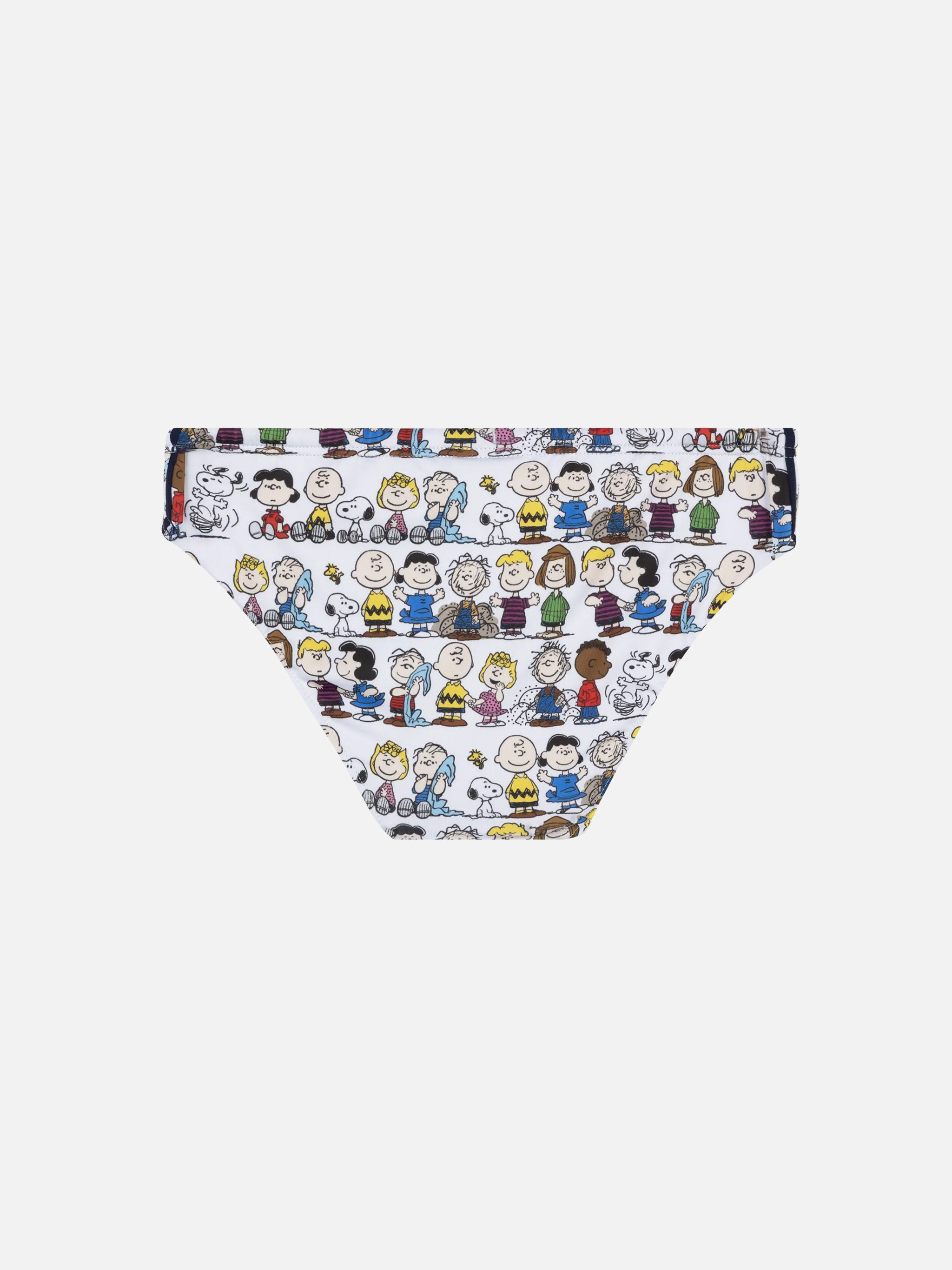 mc2-saint-barth-billy-slip-mare-bambino-peanuts-team-snoopy-bianco image 2