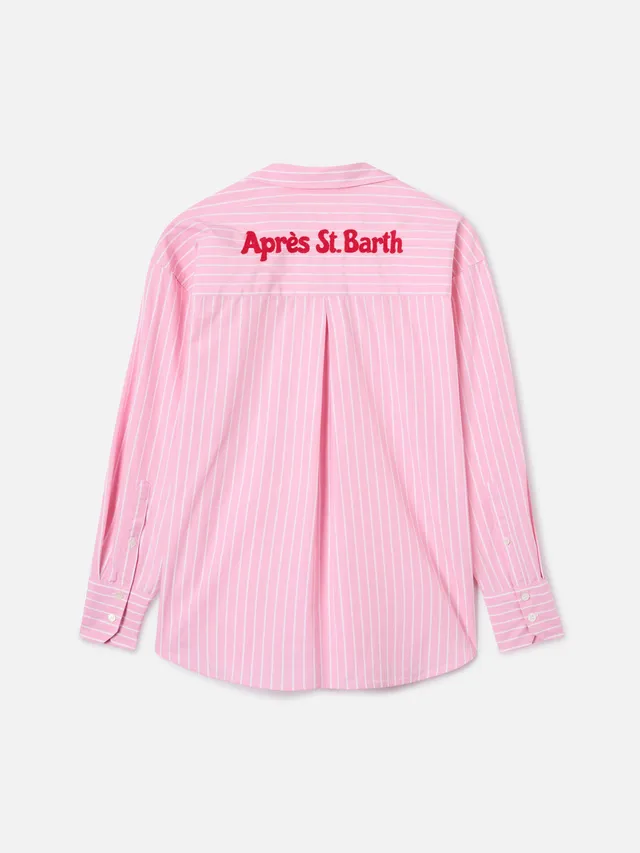 mc2-saint-barth-cristal-cys0001-camicia-donna-cotone-righe-rosa image 1