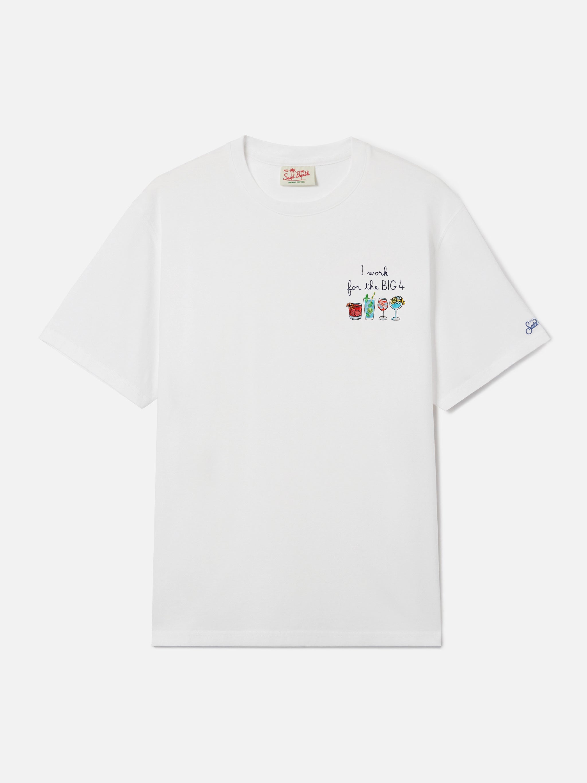 mc2-saint-barth-t-shirt-portofino-bianca-con-ricamo-i-work-for-the-big-4-cotone- image 5