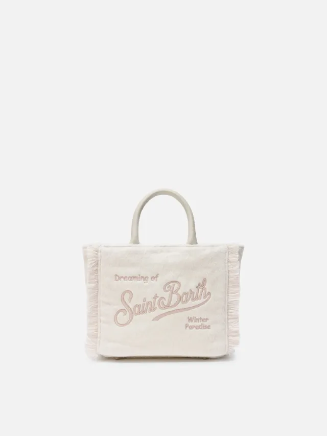 mc2-saint-barth-vanity-mini-felt-borsa-mini-bianca-tracolla image 1