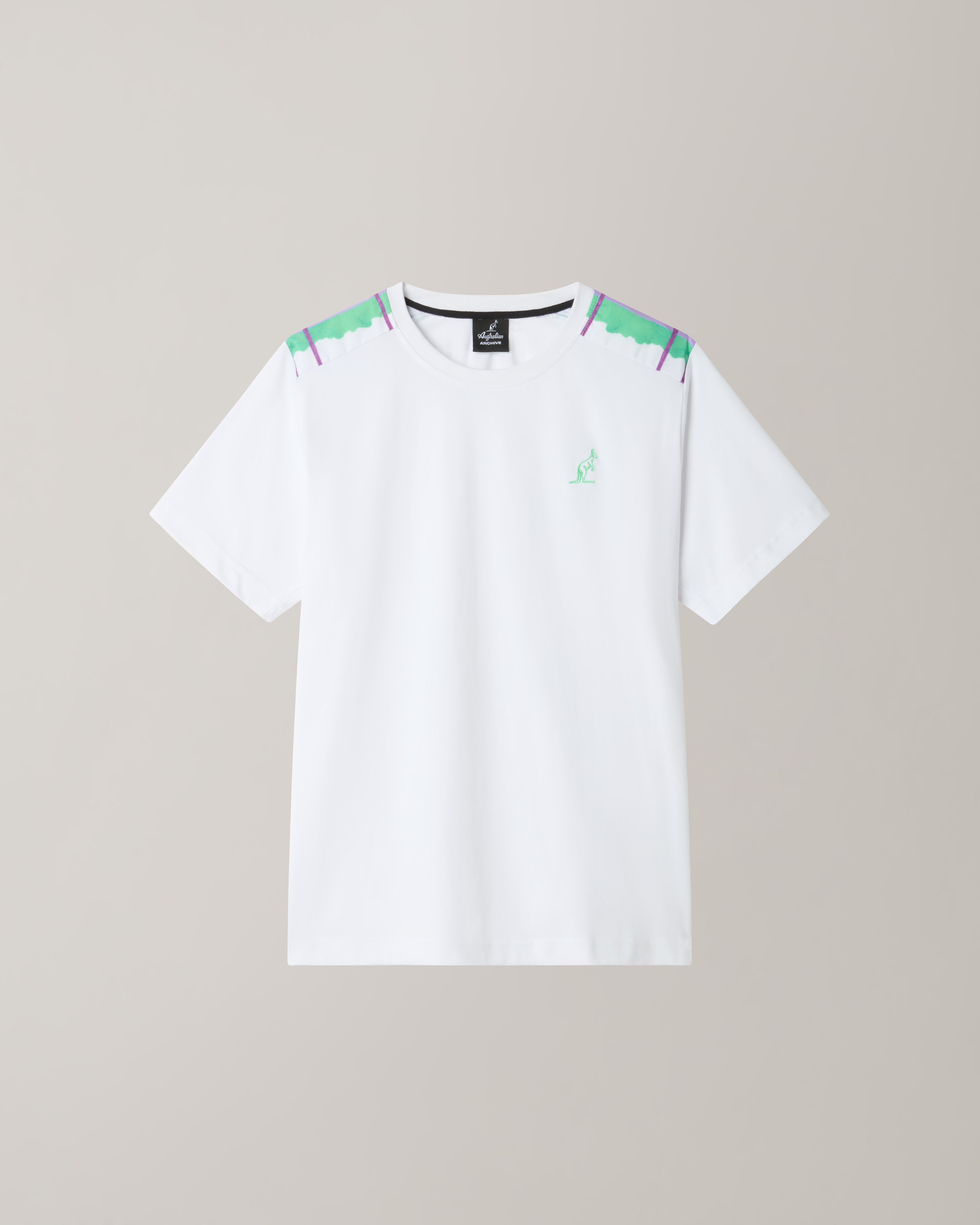 australian-goran-cotton-t-shirt-maglia-cotone-bianca-con-inserti image 5