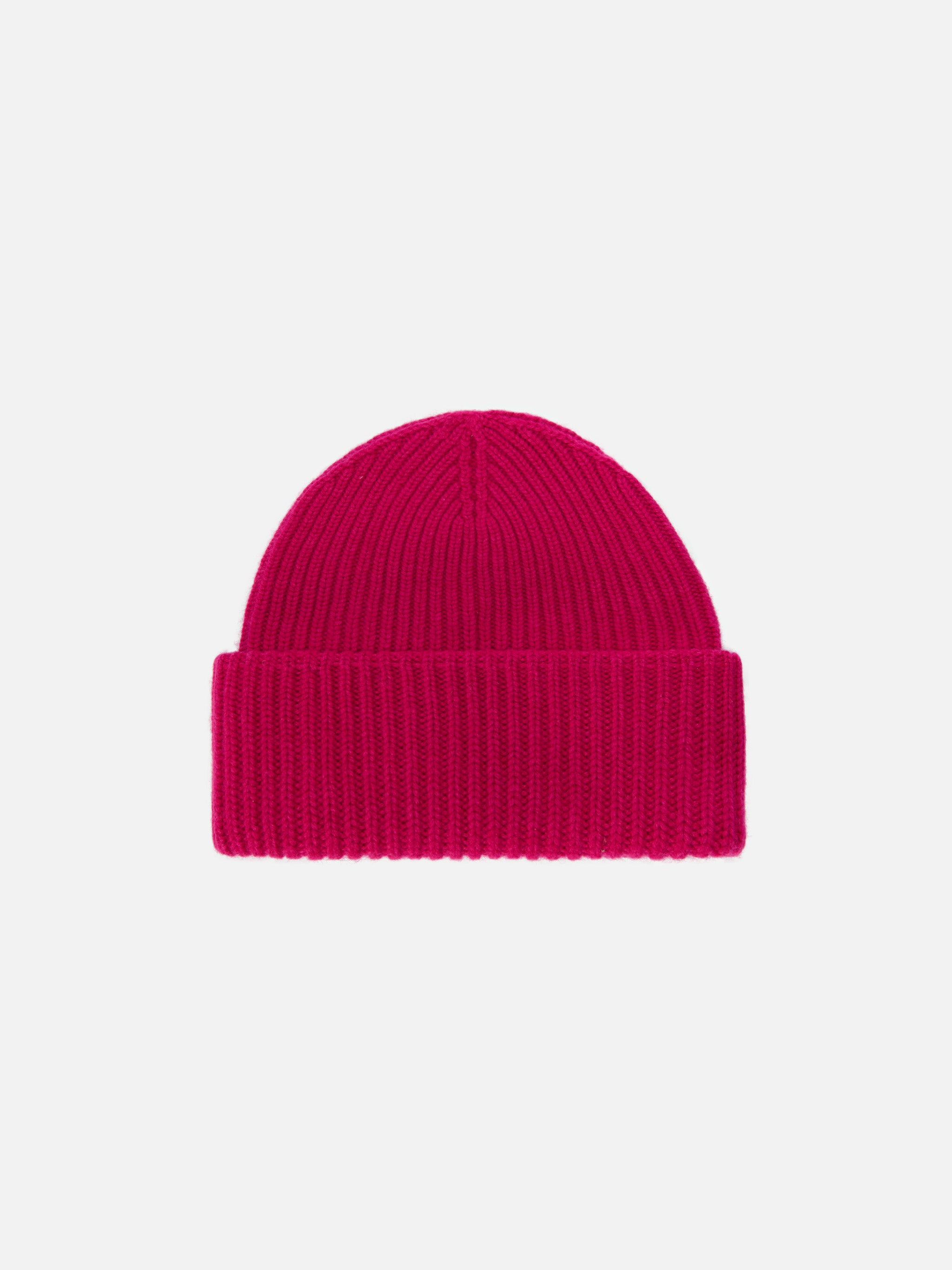 mc2-saint-barth-berretto-berry-fuchsia-a-coste-in-misto-lana-e-cashmere-con-patc image 3