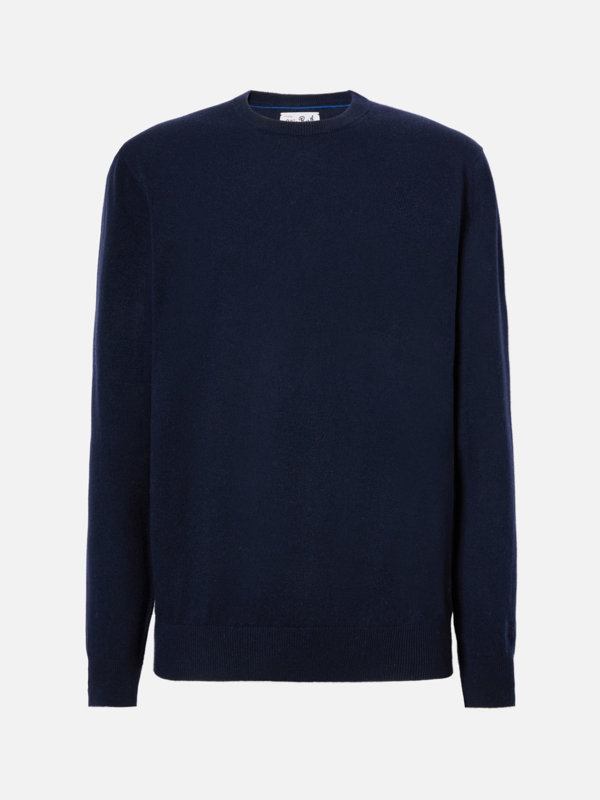 mc2-saint-barth-maglione-regent-uomo-in-lana-merino-e-cashmere-blu-notte image 5