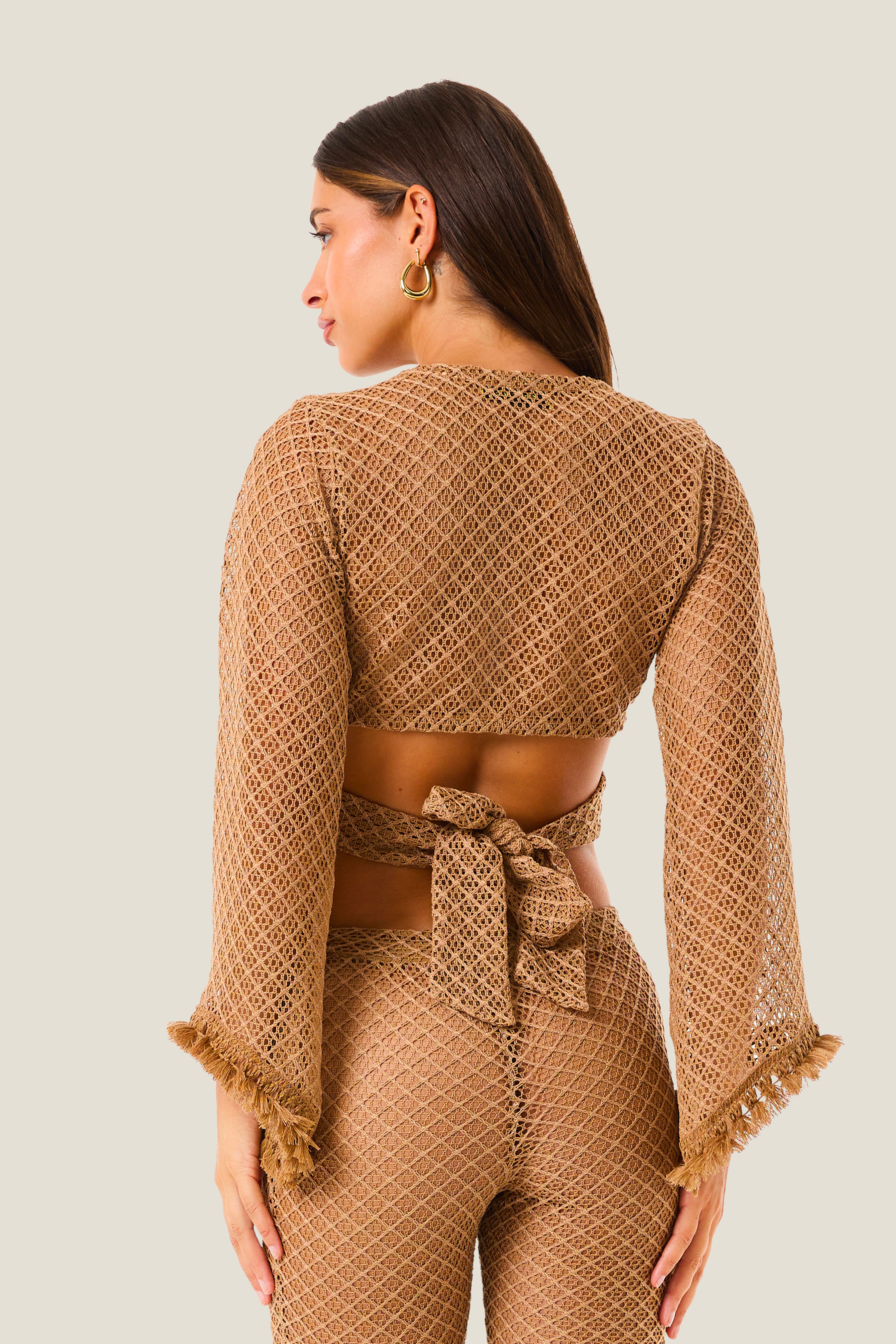 4giveness-maglia-annodata-natural-mesh-donna-cover-up image 4