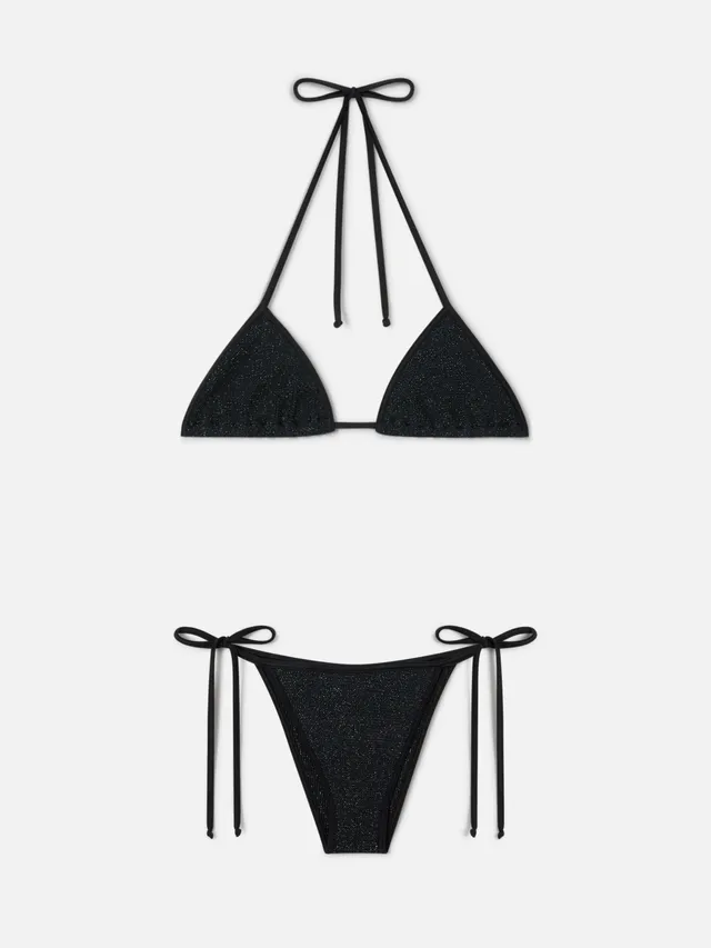 bikini-mc2-saint-barth-leah-marielle-string-in-tessuto-crinkle-lurex-nero image 1