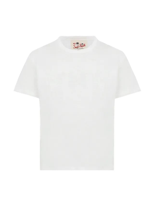 mc2-saint-barth-t-shirt-alex-bambino-in-jersey-di-lino-bianca image 1