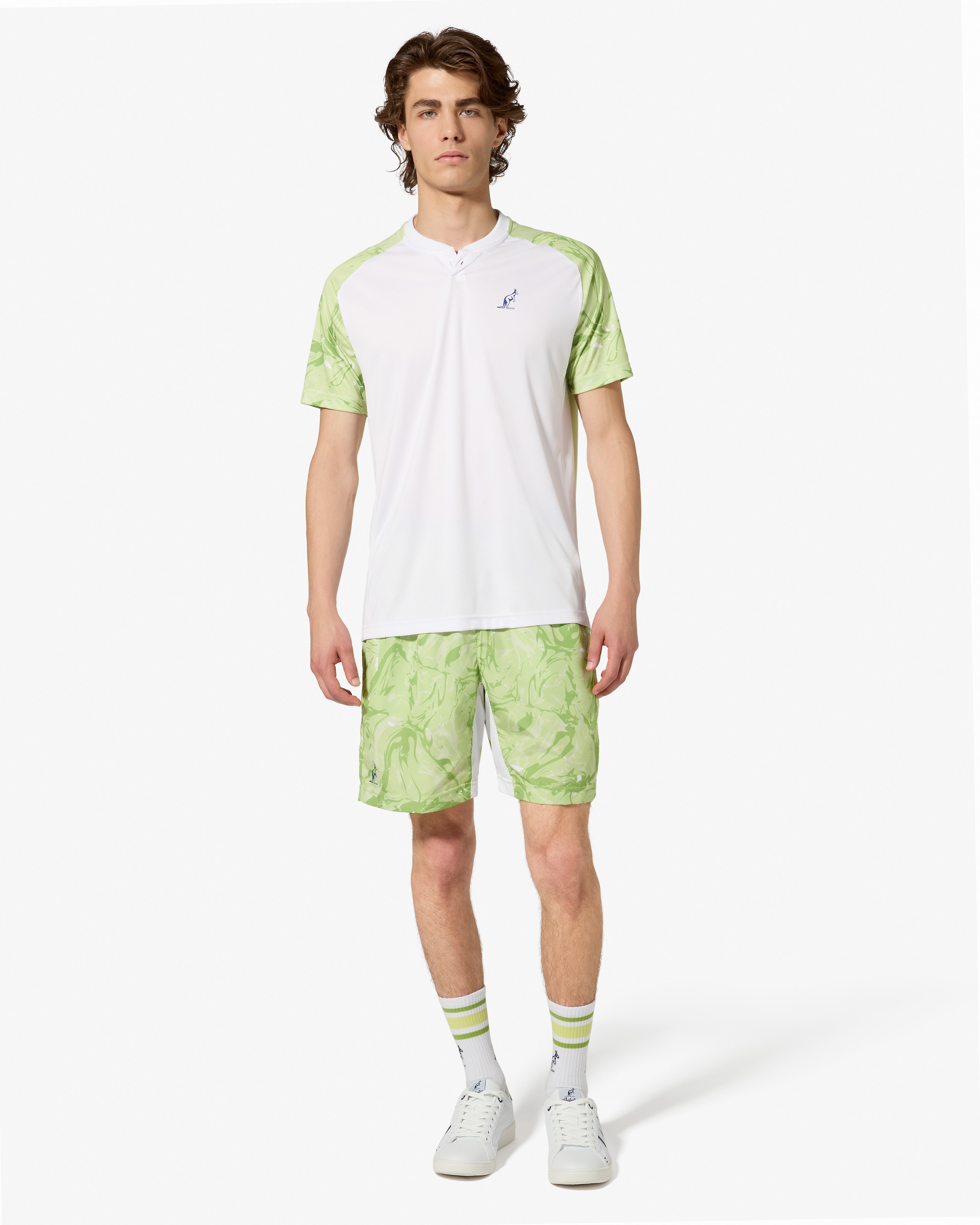 australian-ripple-polo-tennis-bianca-ace-traspirante-made-in-italy image 2
