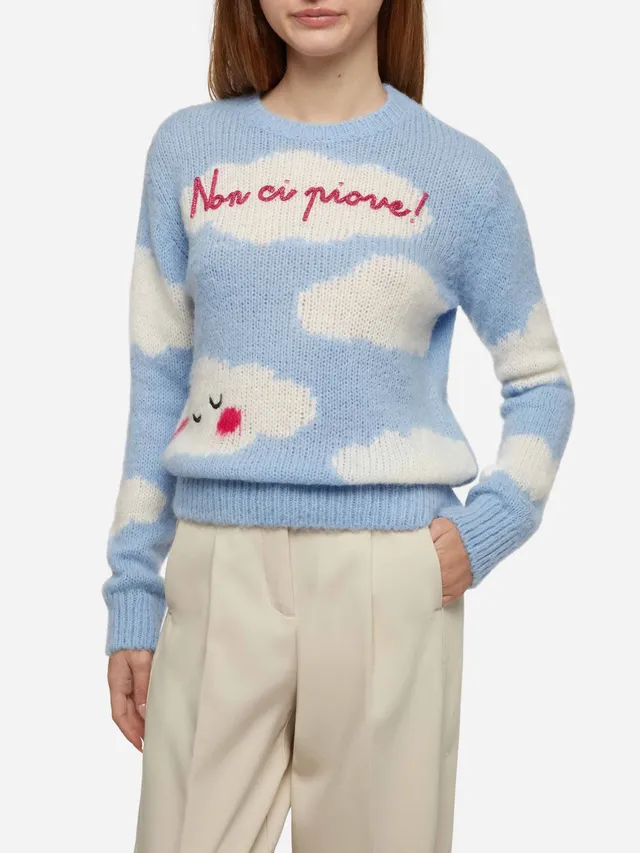 mc2-saint-barth-new-queen-soft-maglia-donna-azzurra-non-ci-piove image 1