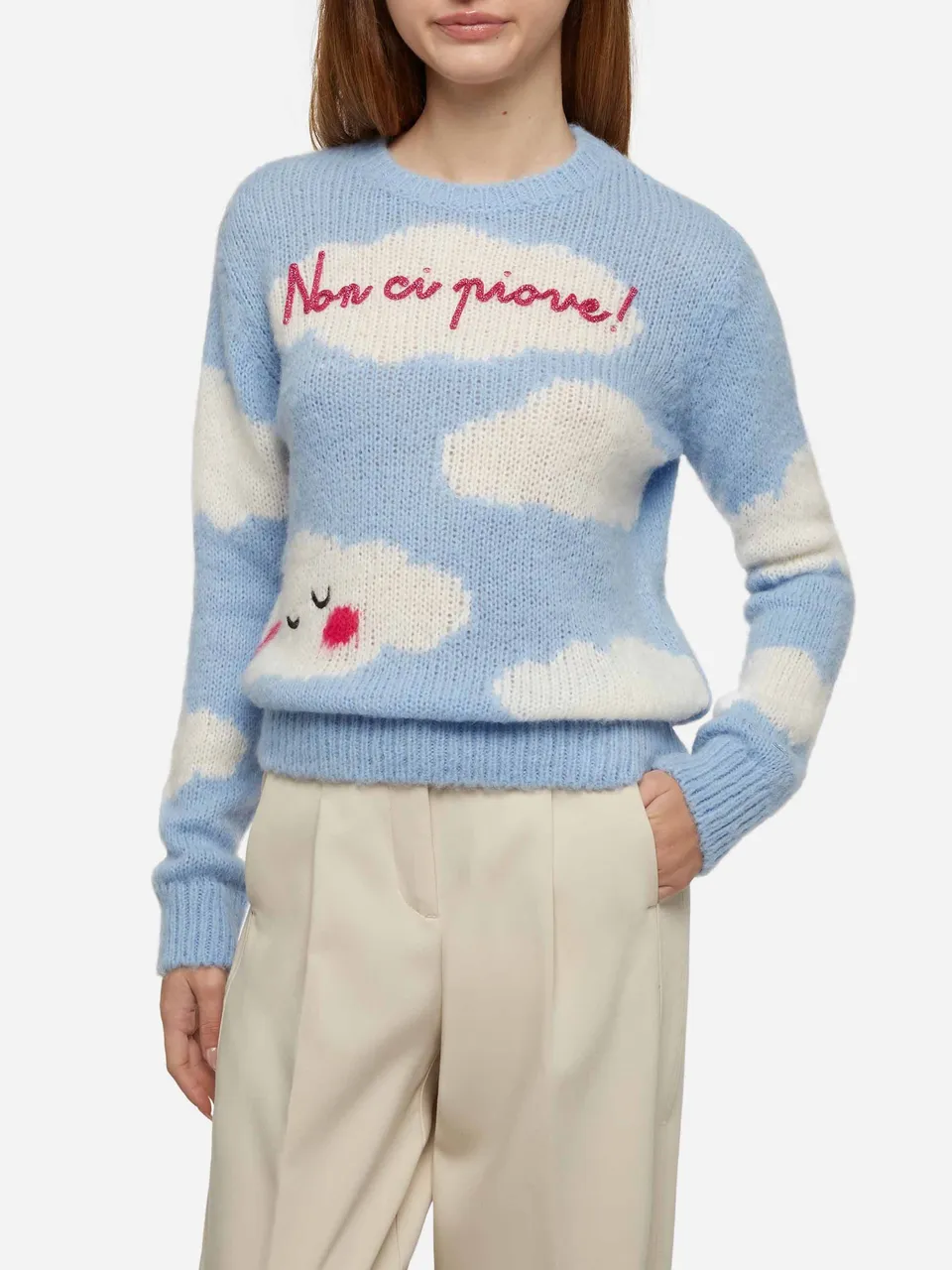 mc2-saint-barth-new-queen-soft-maglia-donna-azzurra-non-ci-piove image 1