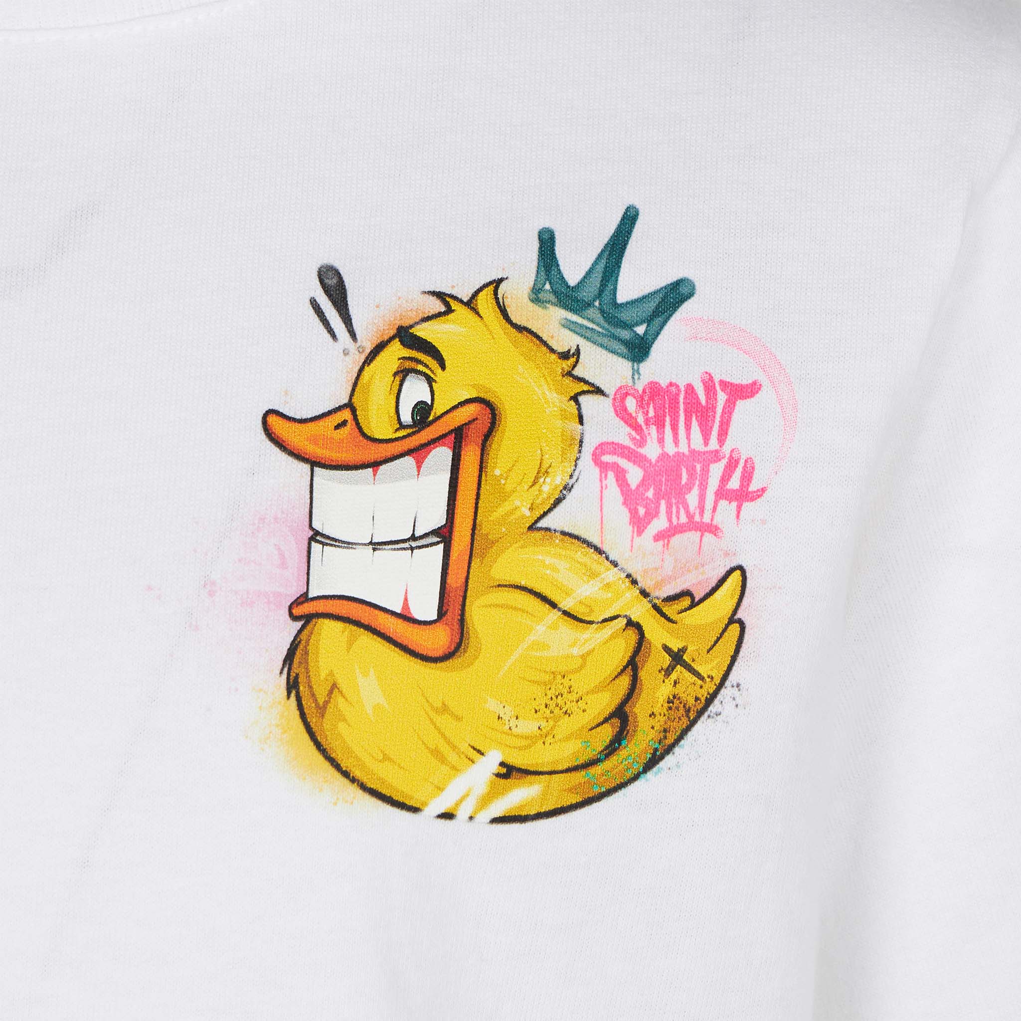 mc2-saint-barth-potofino-t-shirt-bambino-bianca-crypto-duck-puppets image 3