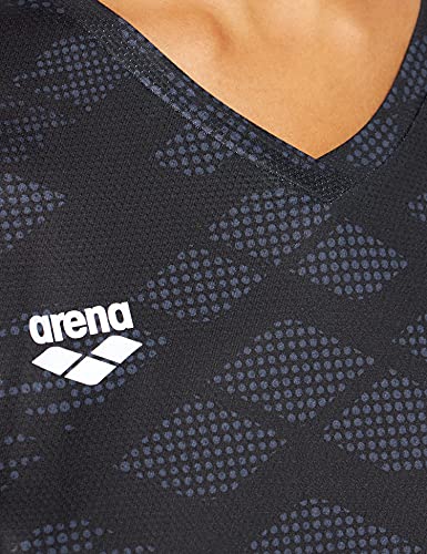 arena-w-run-s-s-mesh-solid-maglietta-running-a-maniche-corte-donna image 8