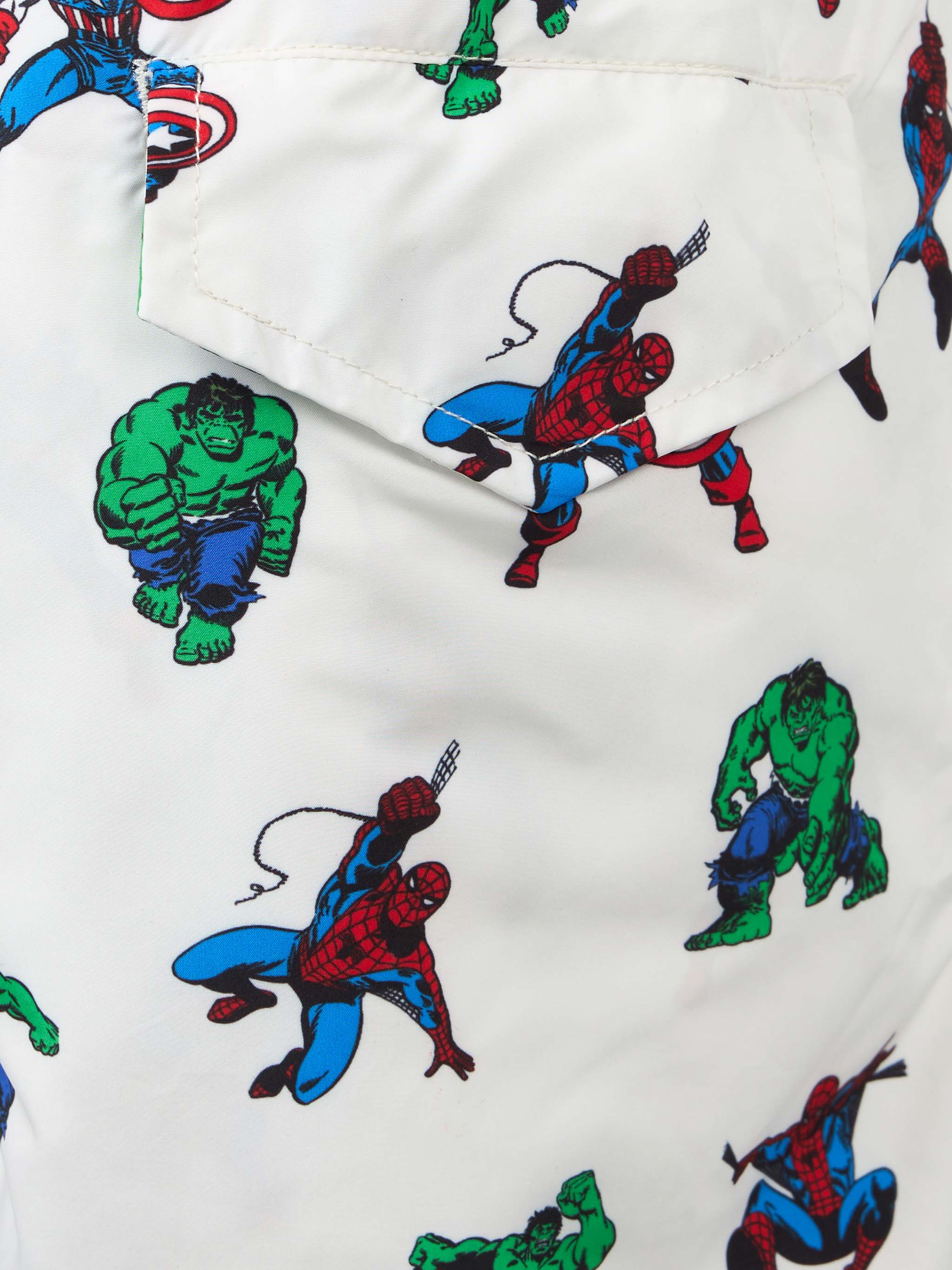 mc2-saint-barth-costume-boxer-bambino-jean-lighting-bianco-marvel-supereroi-ediz image 3