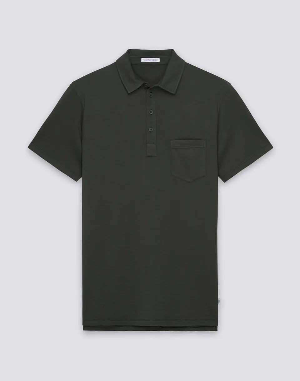 sundek-t-shirt-uomo-tinto-capo-stile-polo-con-taschino-2 image 1