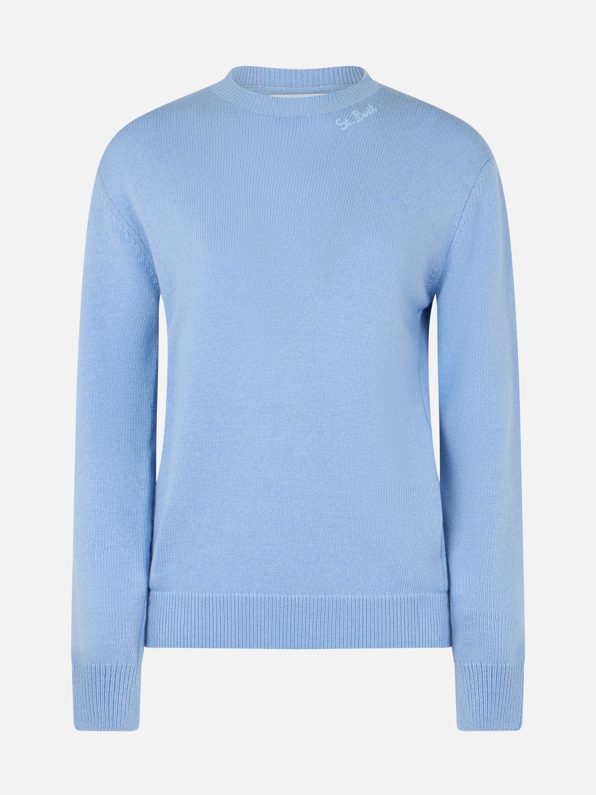 mc2-saint-barth-maglia-sorbonne-in-cashmere-misto-azzurro image 4