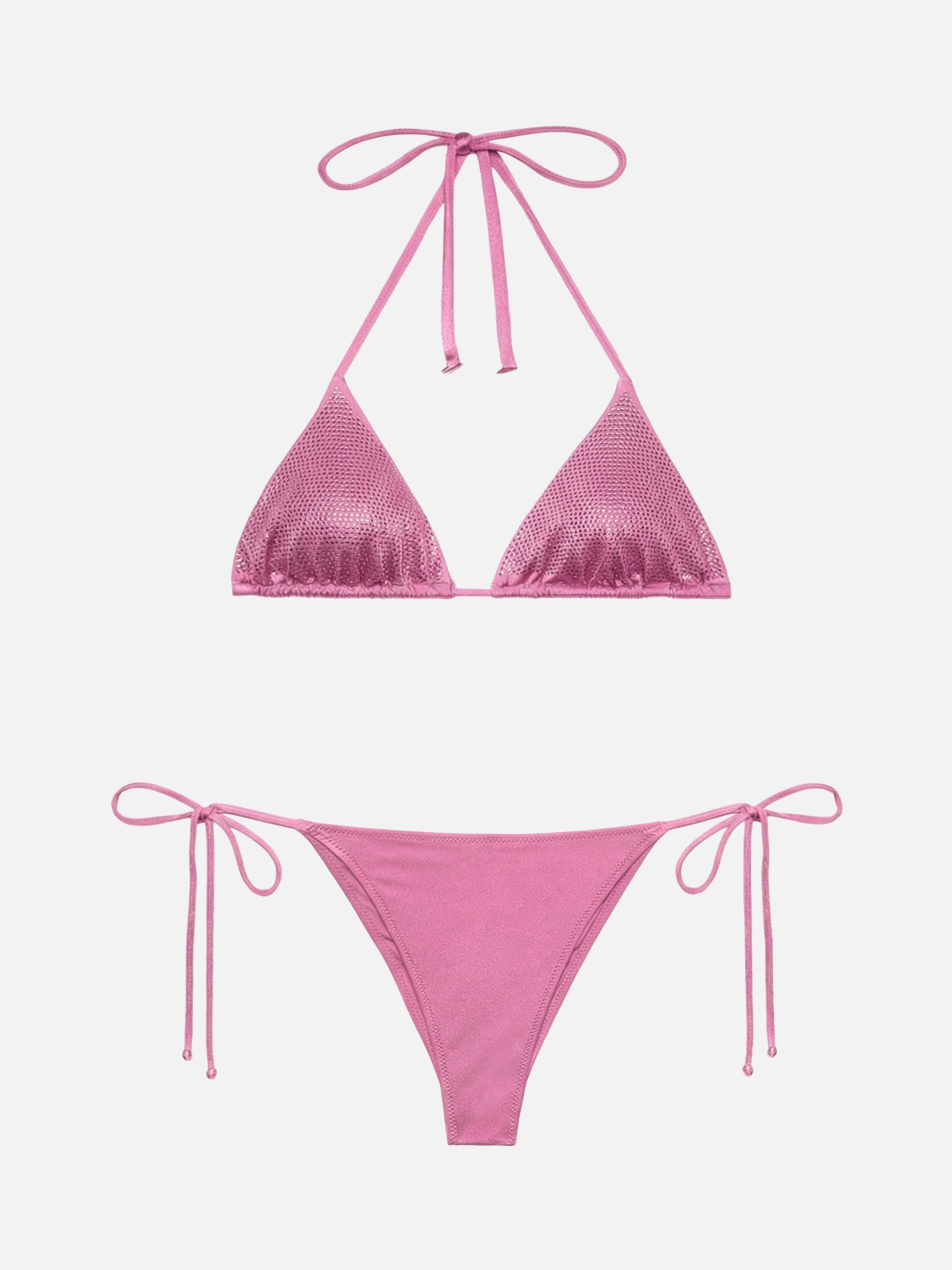 mc2-saint-barth-marielle-bikini-a-triangolo-scorrevole-con-strass-rosa image 1