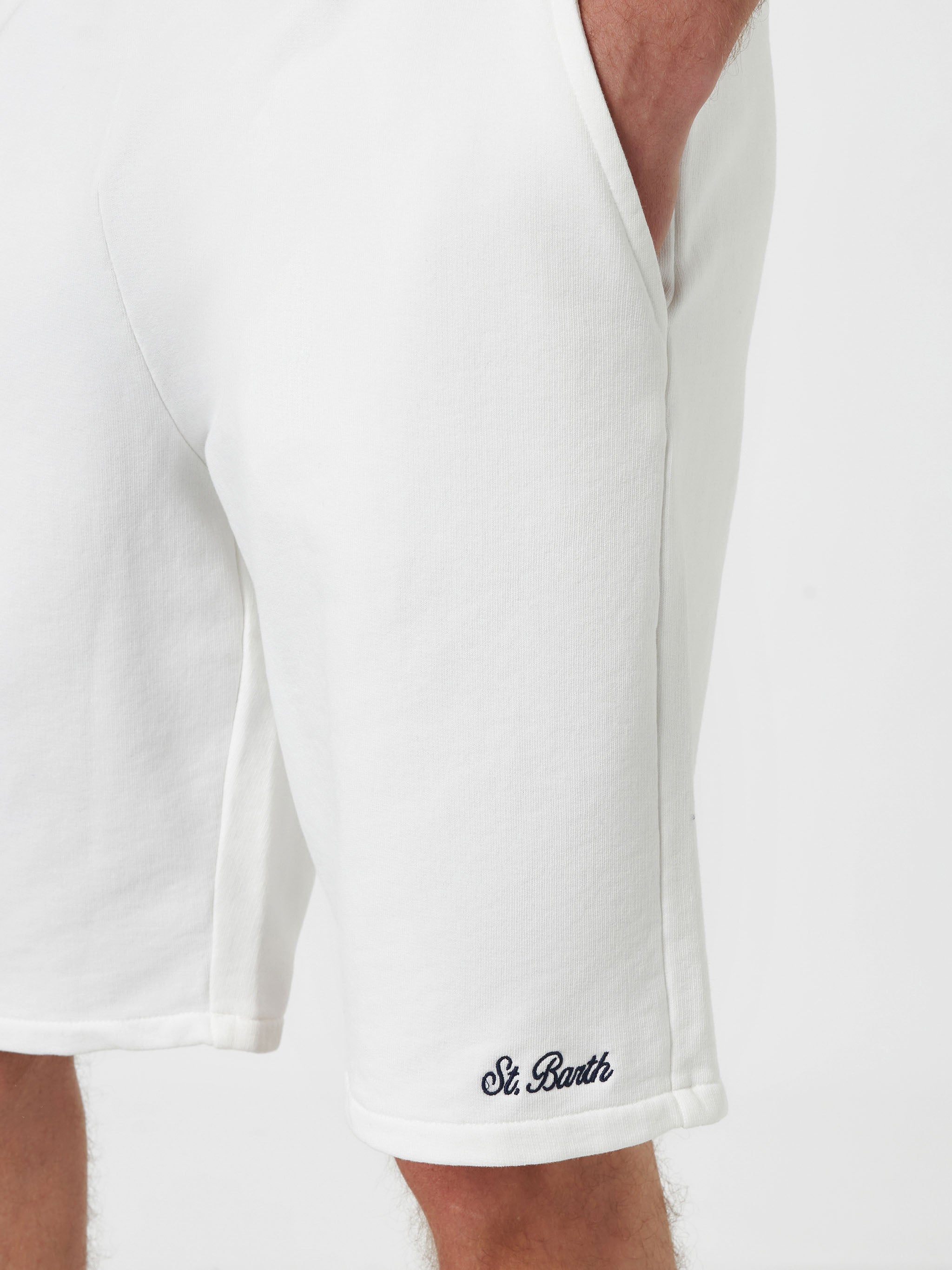 mc2-saint-barth-randle-bermuda-uomo-felpa-cotone-bianco image 3
