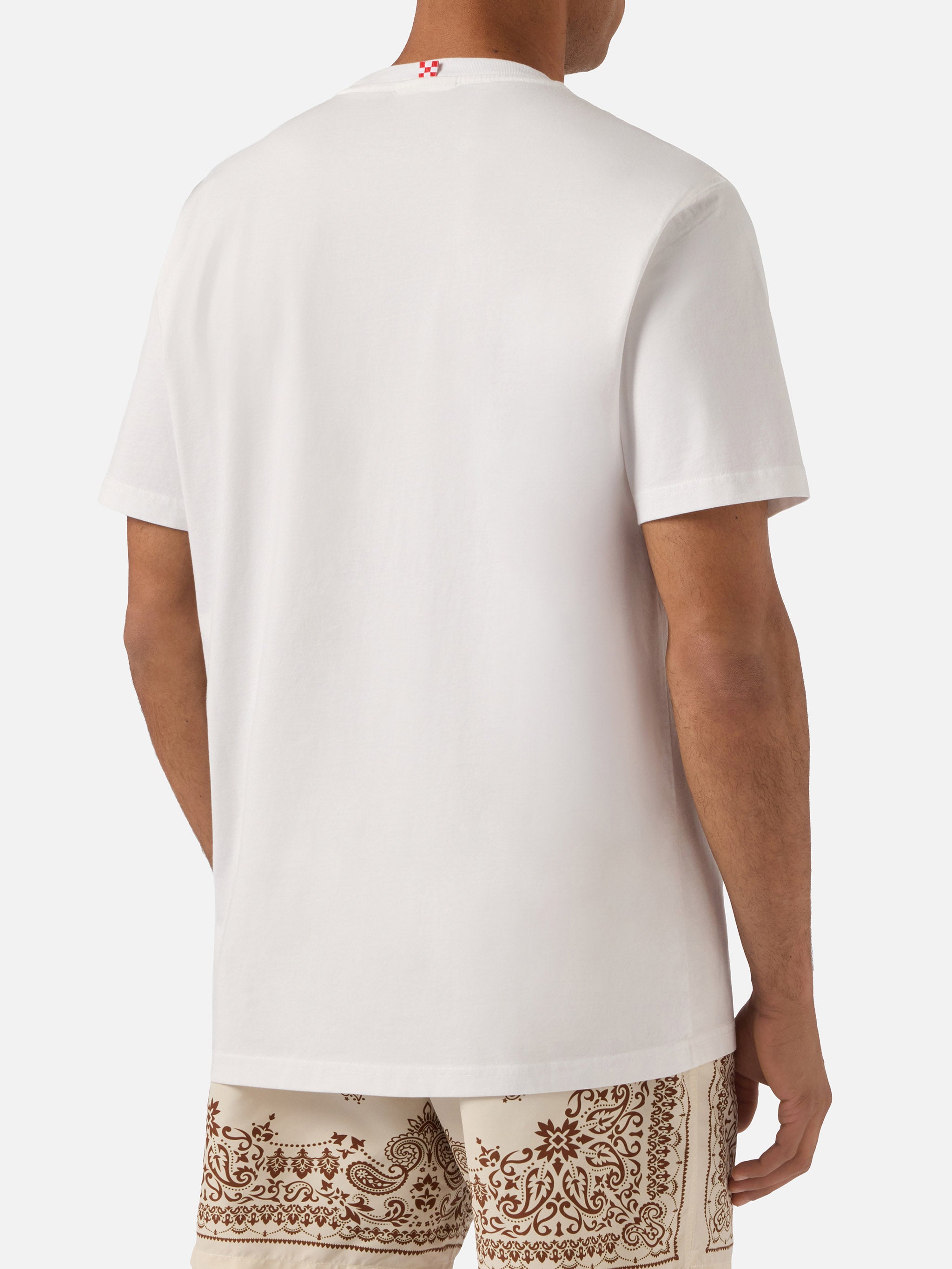 mc2-saint-barth-t-shirt-austin-uomo-bianca-cotone-eye-of-the-tiger image 4