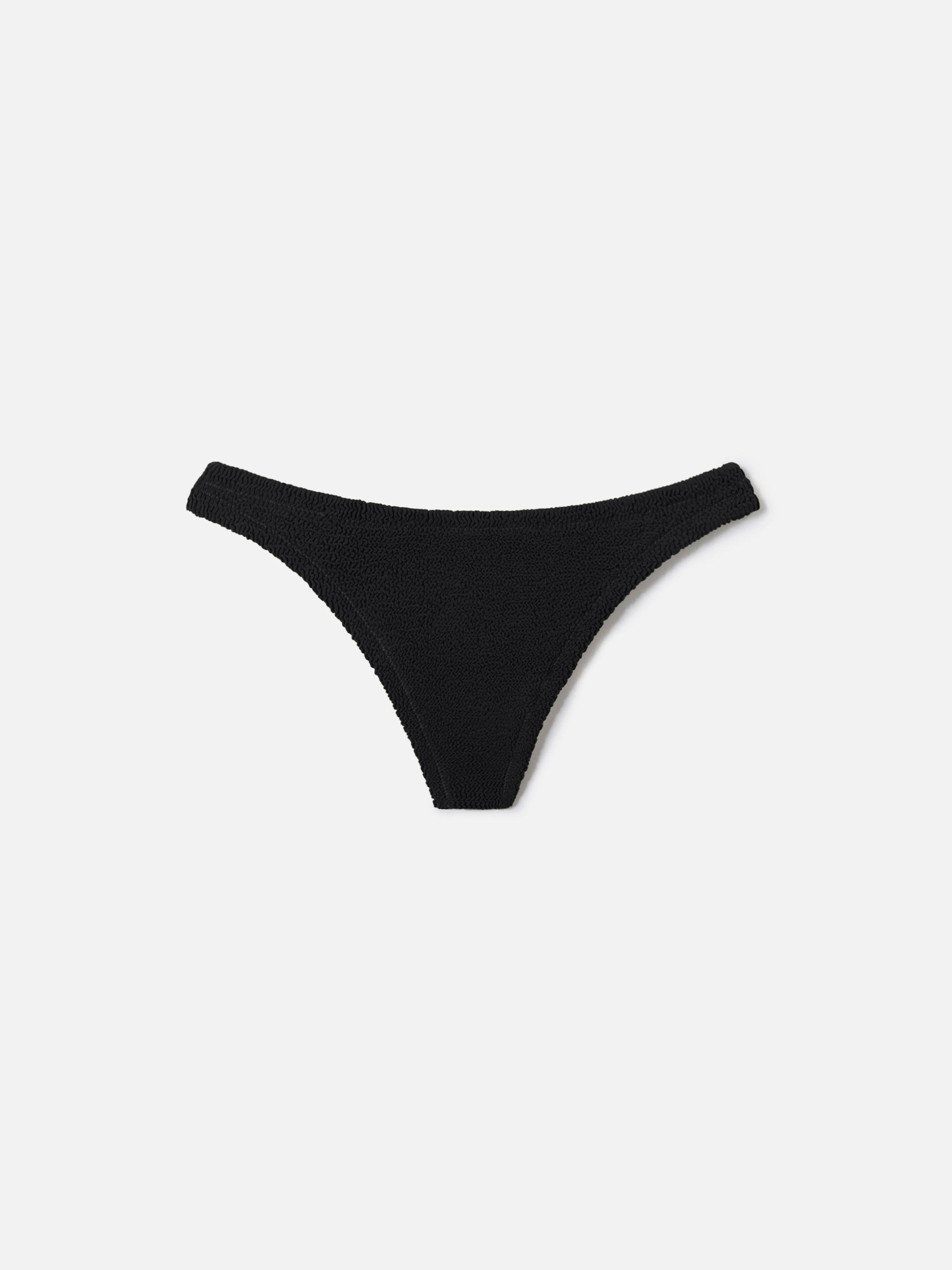 mc2-saint-barth-naomi-slip-mare-brasiliana-donna-tessuto-crinkle-nero image 1