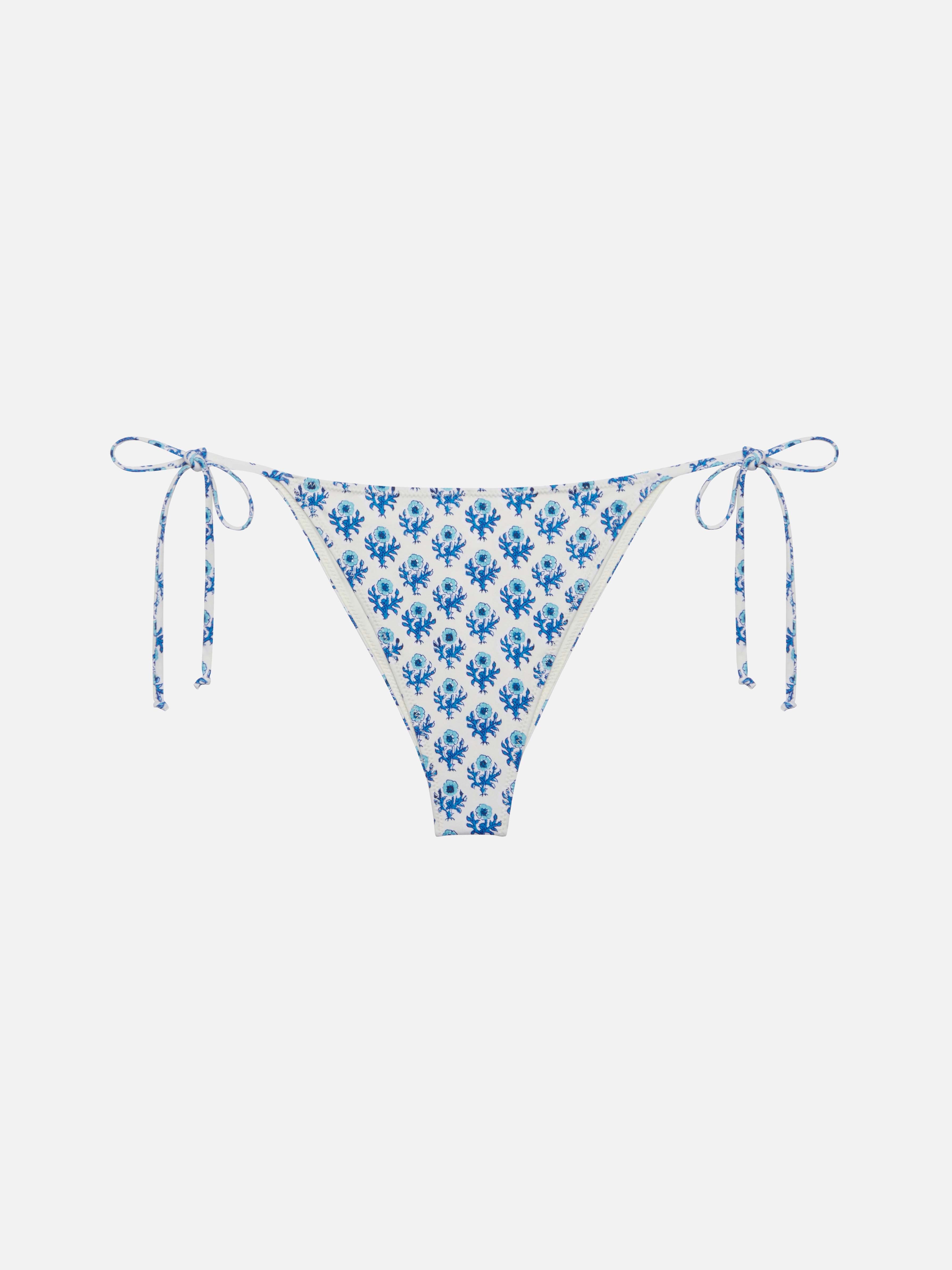 mc2-saint-barth-slip-mare-marielle-con-stampa-floreale-off-white-e-azzurro image 1