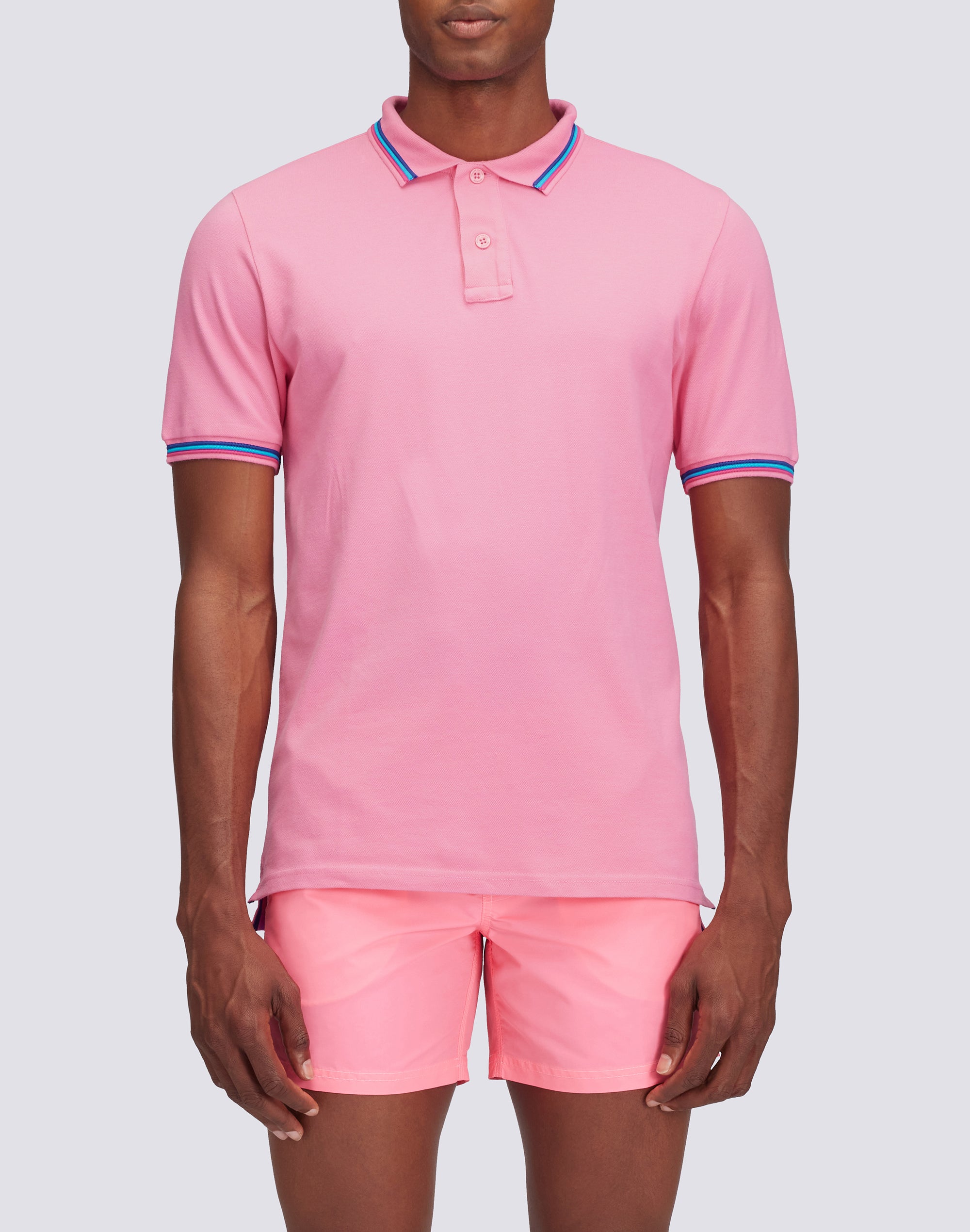 sundek-polo-brice-uomo-in-cotone-piquet-con-bande-tricolor image 1