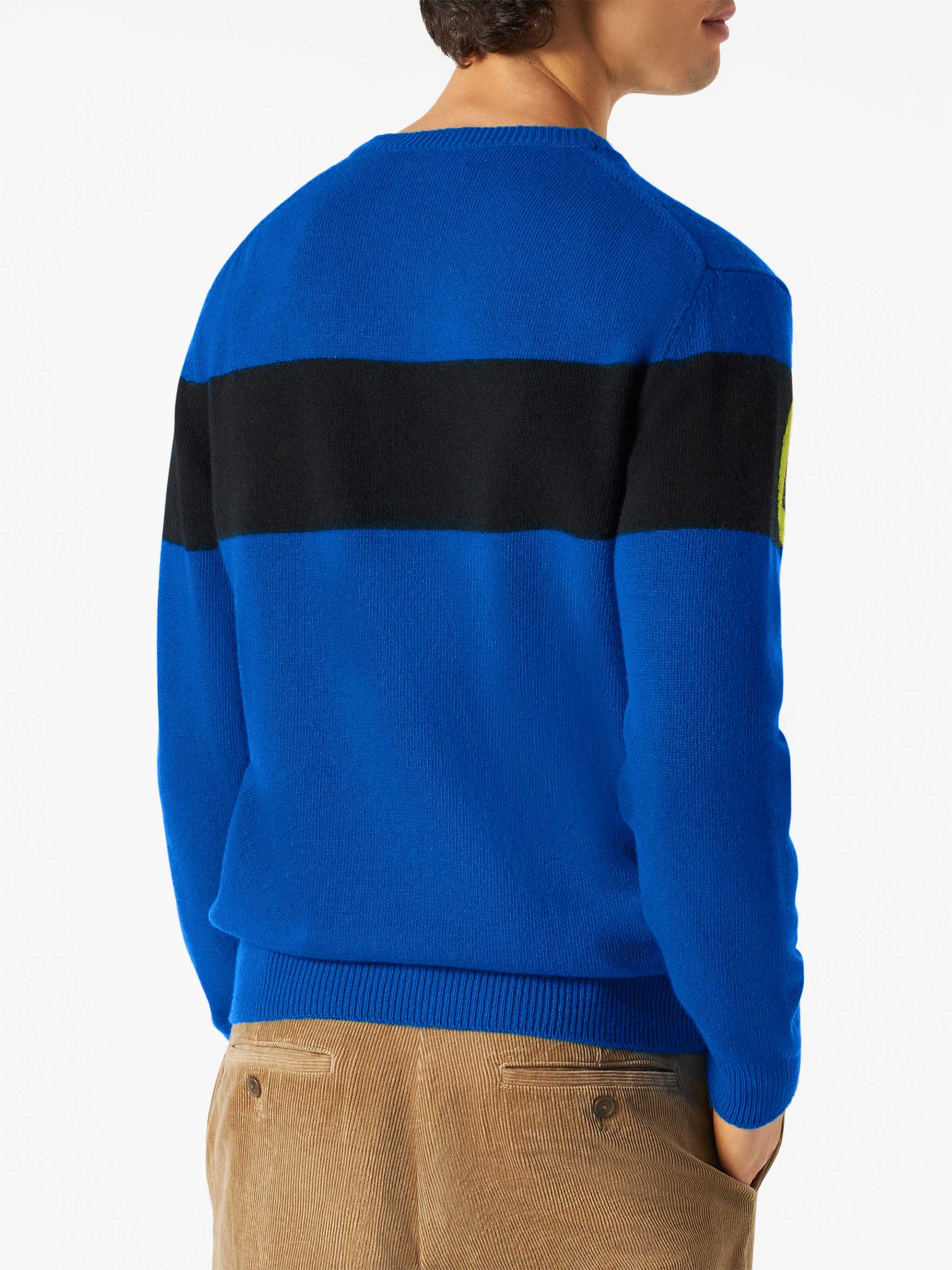 mc2-saint-barth-maglione-girocollo-heron-courma-blu-misto-cashmere-uomo image 3