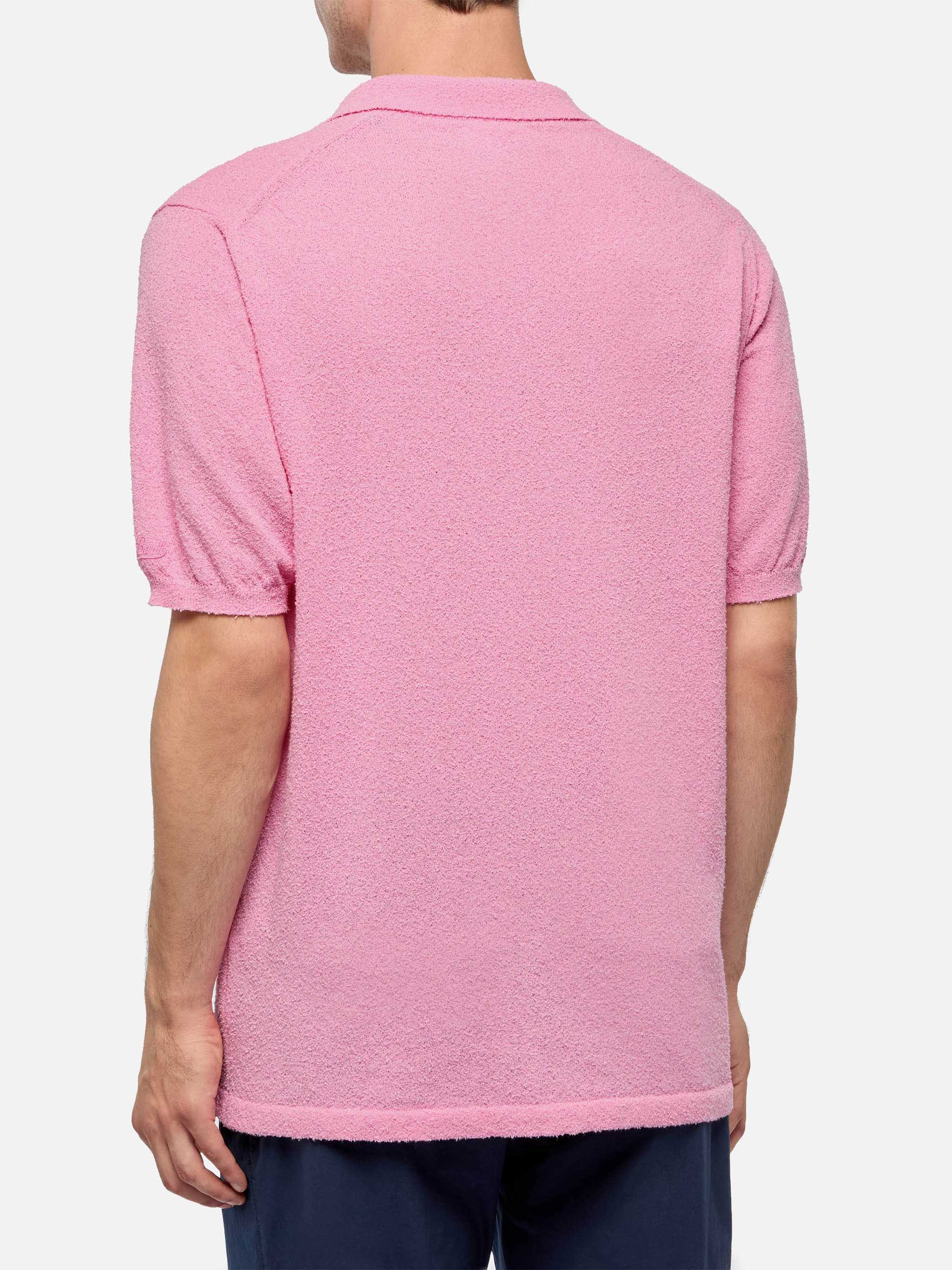 mc2-saint-barth-sloan-polo-uomo-senza-bottoni-in-spugna-rosa image 3