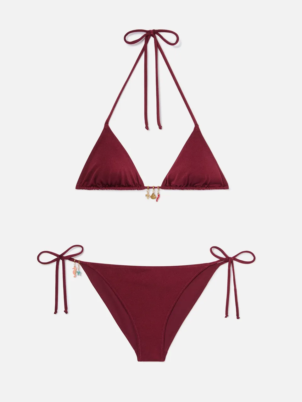 mc2-saint-barth-bikini-leah-virgo-glossy-finish-rosso-con-charms image 1