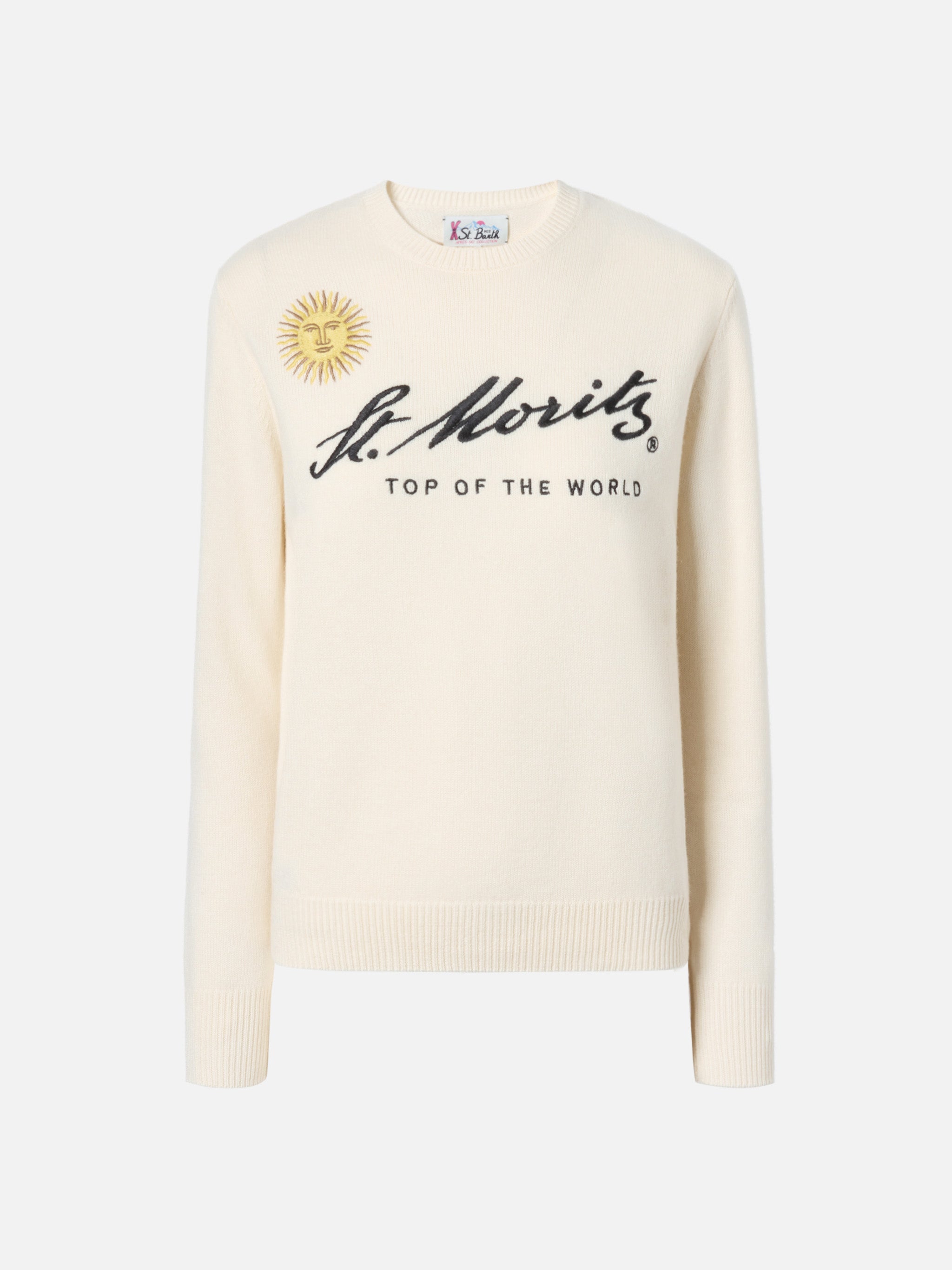 mc2-saint-barth-maglione-new-queen-bianco-in-misto-cashmere-ricamo-st-moritz image 5