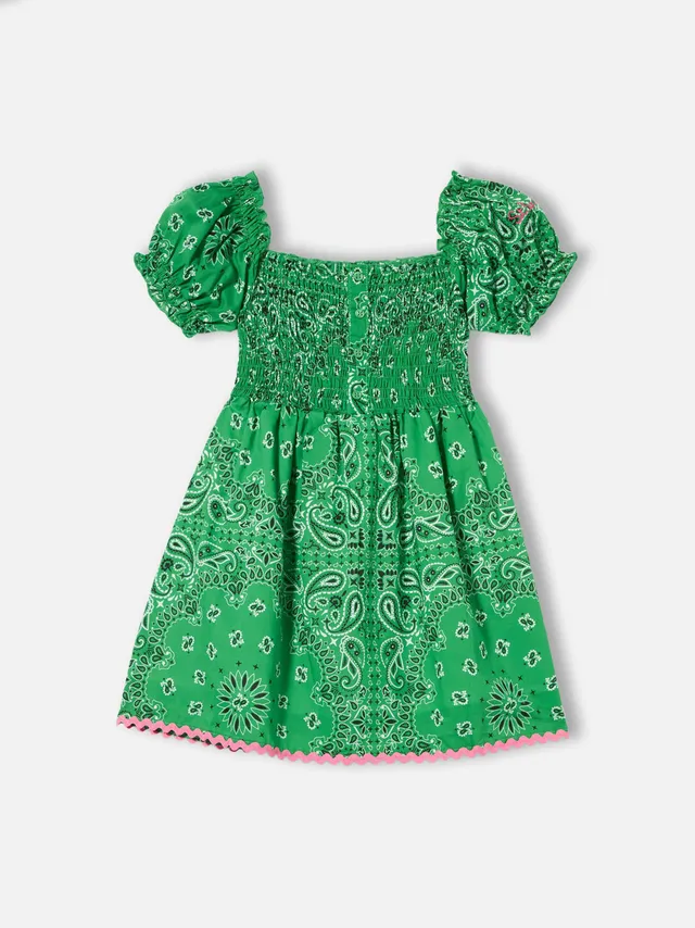mc2-saint-barth-abito-dressy-bambina-cotone-stampa-bandana image 1