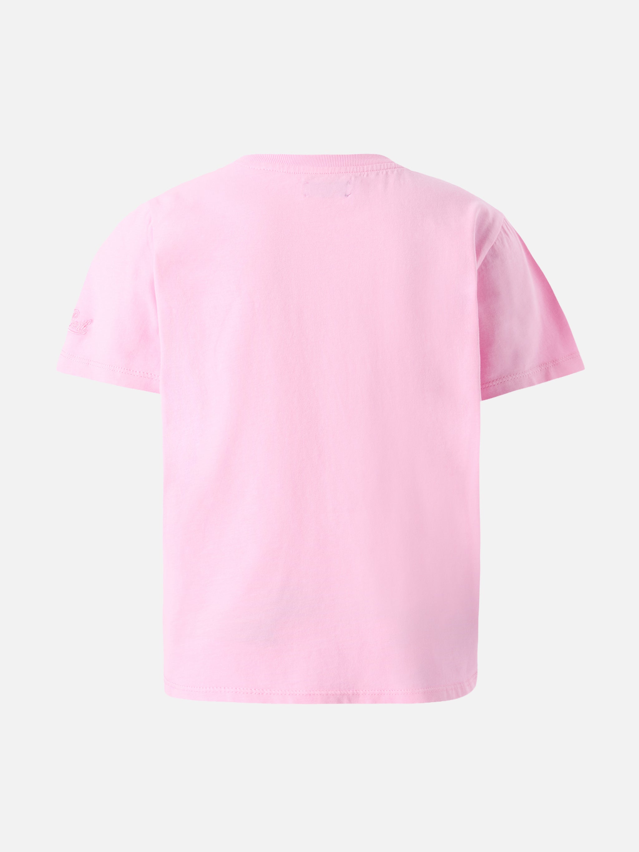 mc2-saint-barth-t-shirt-emma-bambina-rosa-puffetta-rubacuori-100-cotone image 2