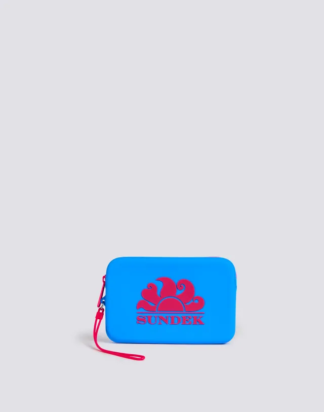 sundek-mini-pochette-donna-in-gomma-con-logo-travel-pouch image 1