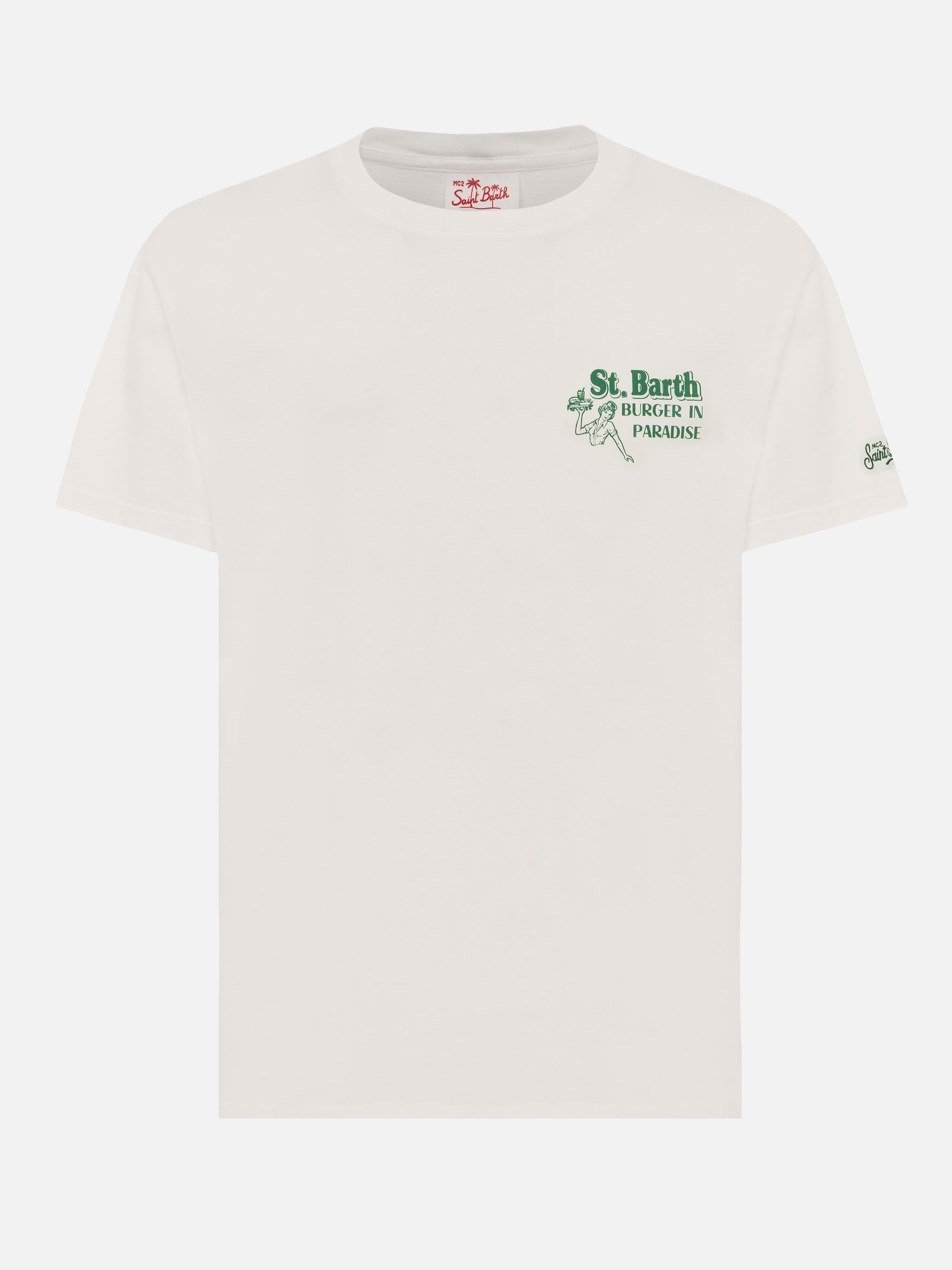mc2-saint-barth-man-t-shirt-uomo-stampa-burger-paradise-panna image 1