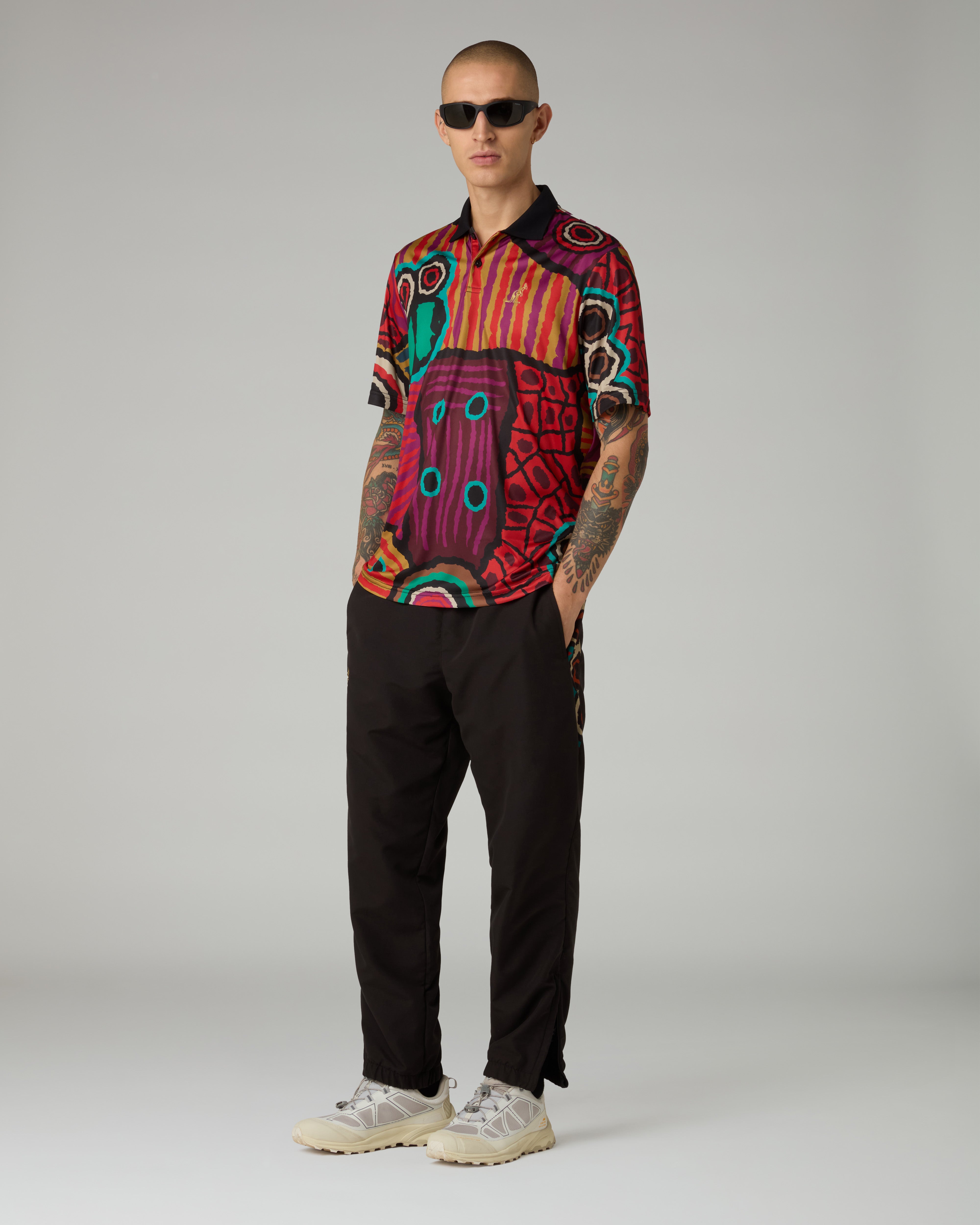 australian-jagera-polo-shirt-polo-tennis-ace-all-over-bordeaux image 2