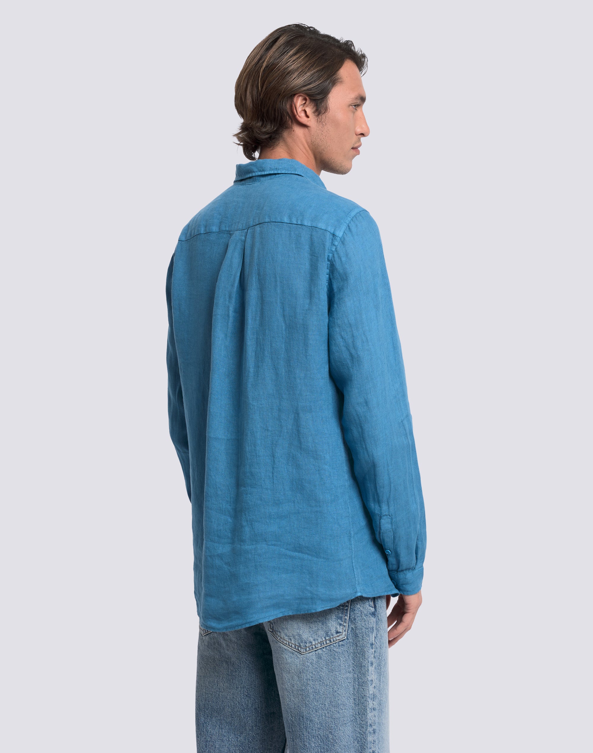 sundek-camicia-uomo-in-lino-tinto-capo-vestibilit-regular-2 image 5