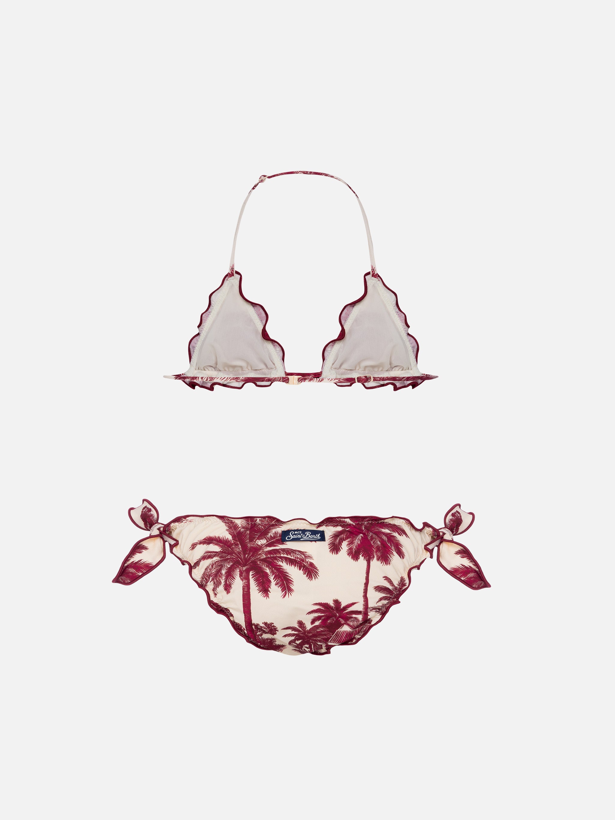 mc2-saint-barth-bikini-bimba-cris-a-triangolo-con-stampa-toile-de-jouy-ai-co-cre image 2