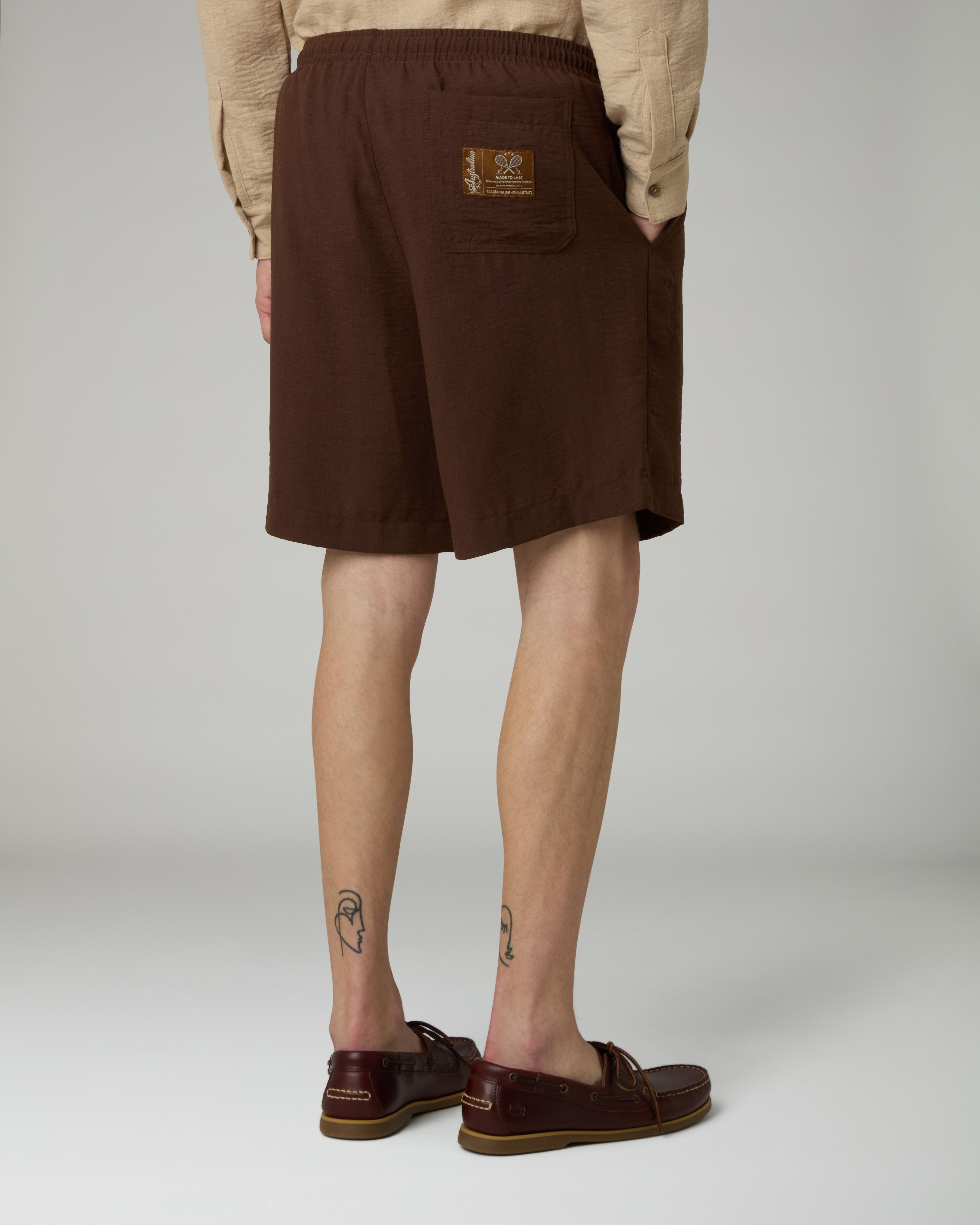 australian-doric-light-short-short-uomo-cacao-canvas image 3