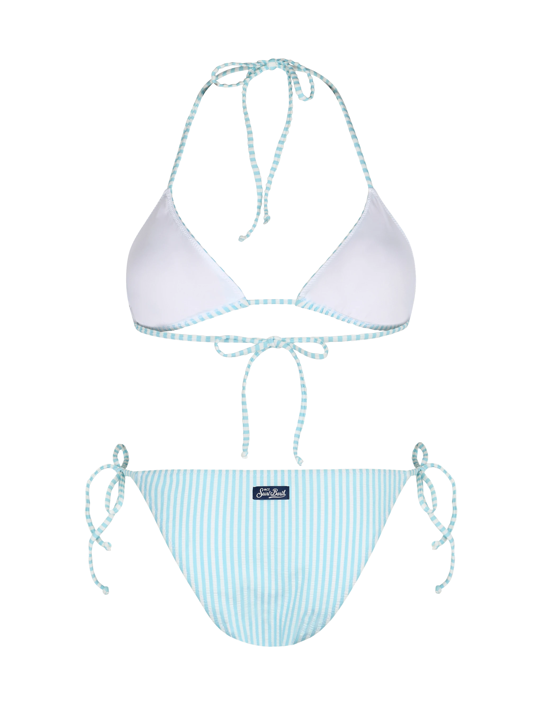 mc2-saint-barth-bikini-donna-leah-virgo-triangolo-seersucker-azzurro image 3