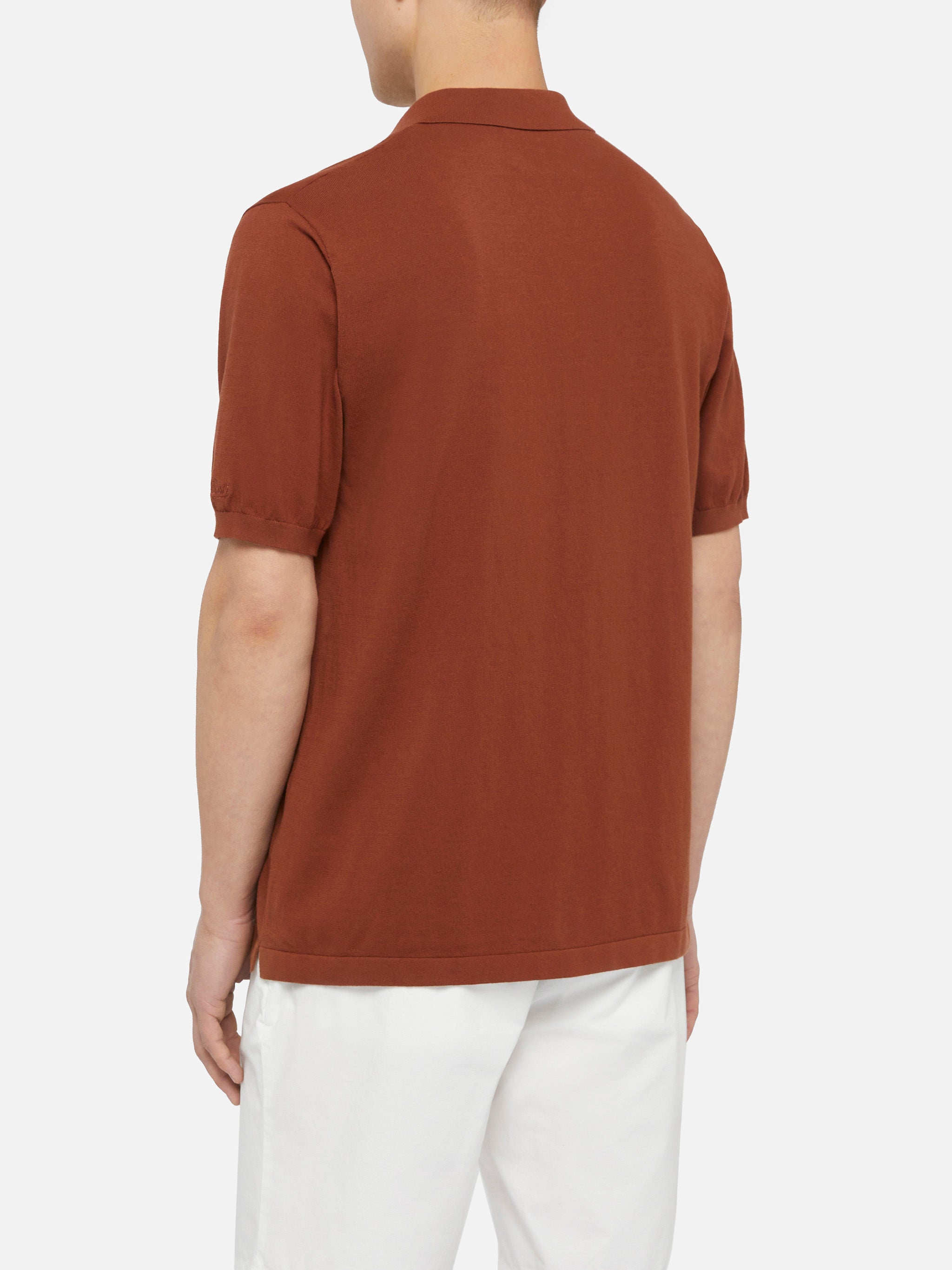 mc2-saint-barth-sloan-polo-uomo-maglia-senza-bottoni-cammello image 4