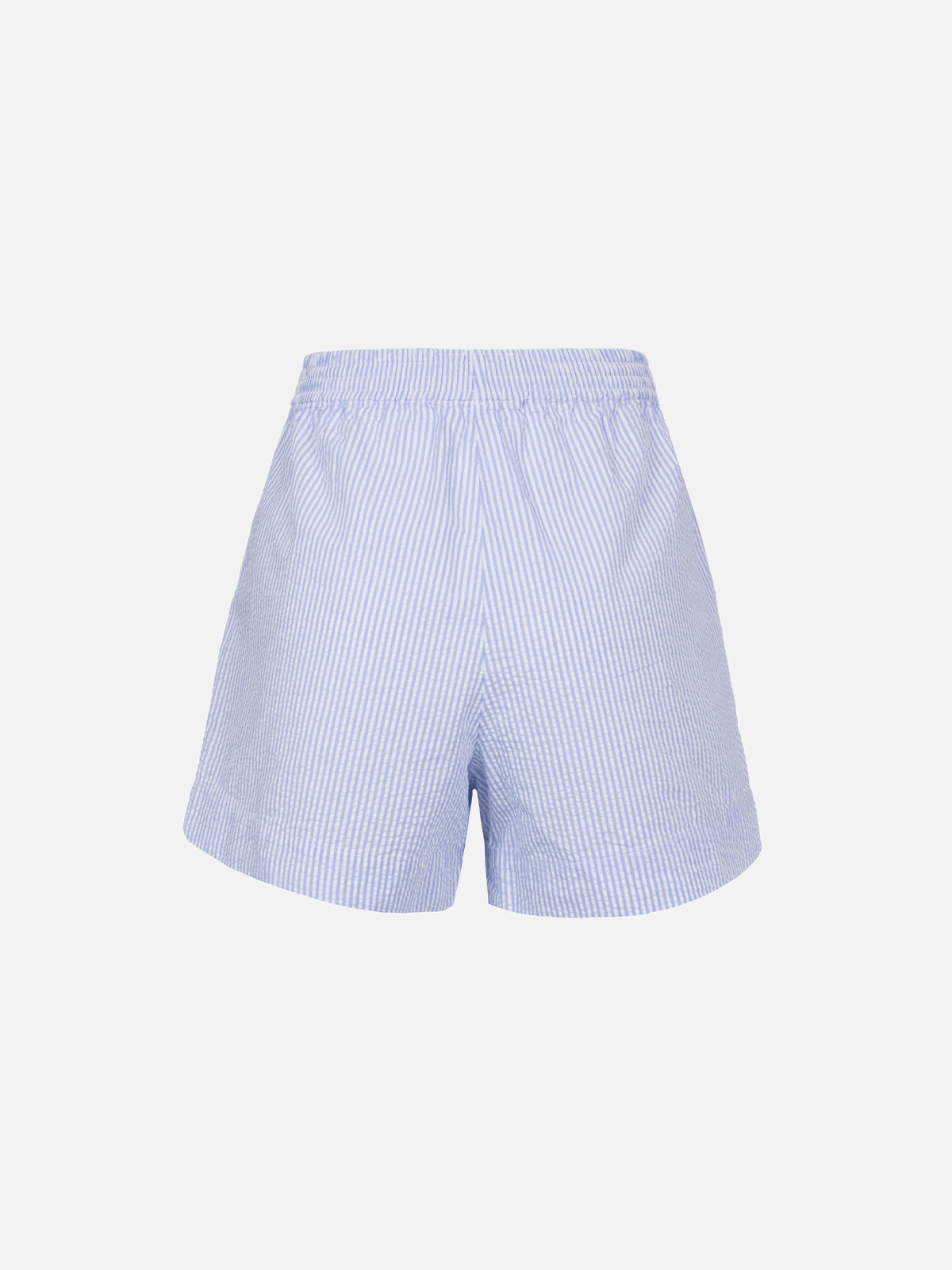 mc2-saint-barth-meave-shorts-pull-up-donna-in-cotone-seersucker-a-righe-azzurre image 6