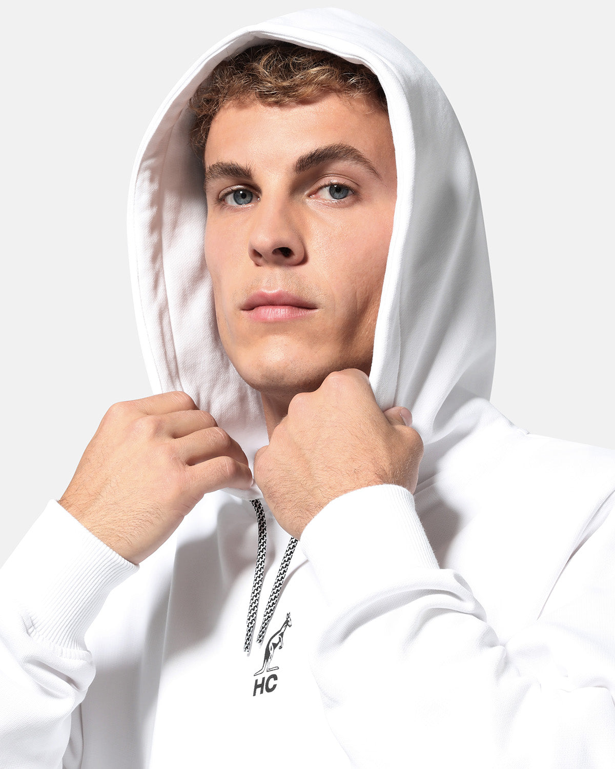 australian-vitruvio-hoodie-hard-court-felpa-cappuccio-bianco image 4