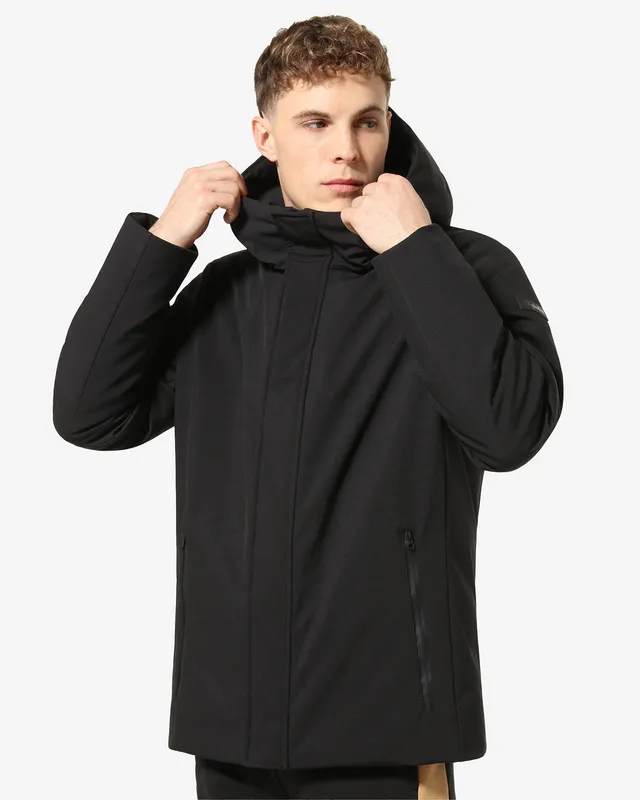 australian-sportswear-soft-shell-jacket-con-cappuccio-nero image 1