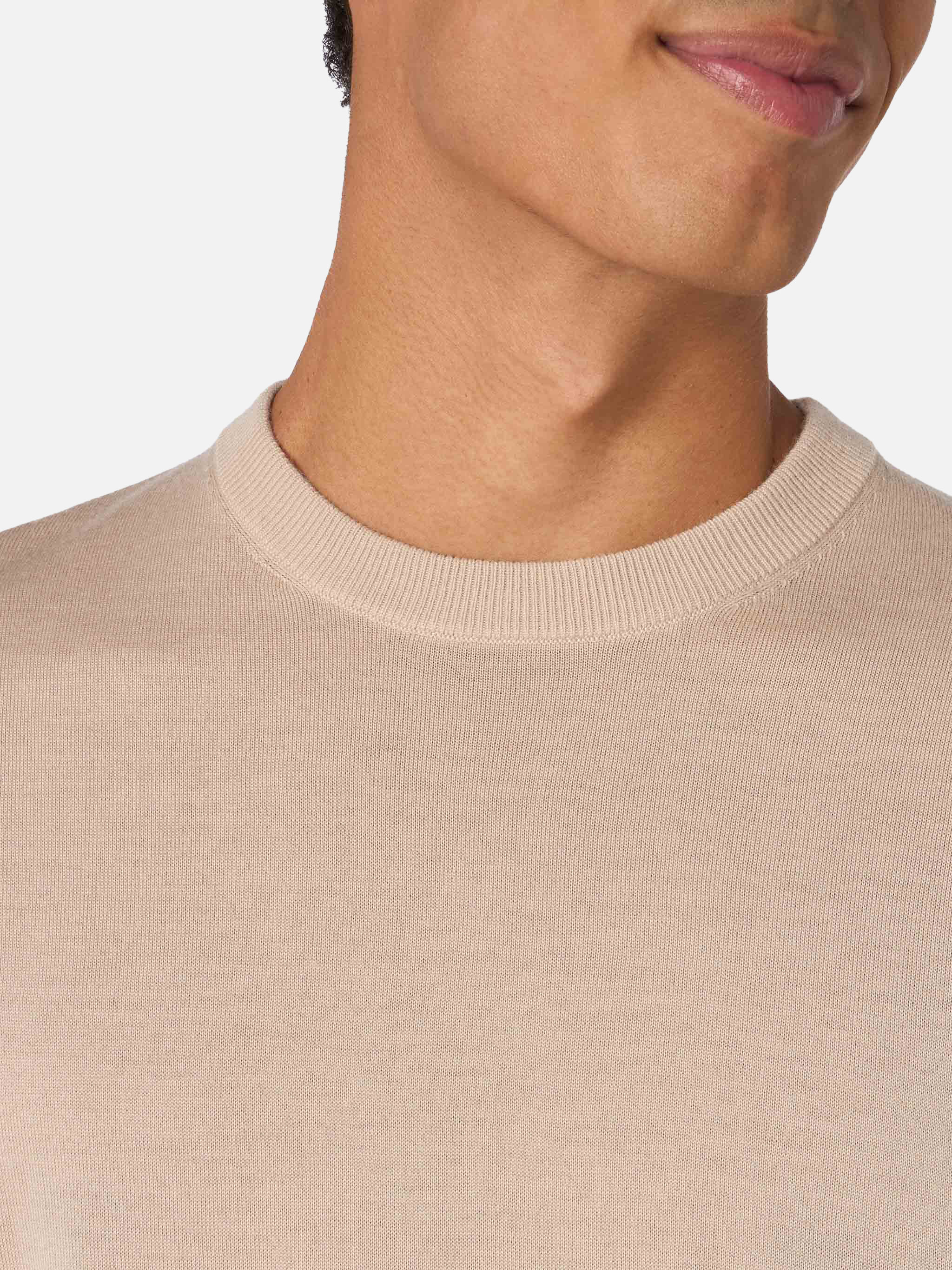 mc2-saint-barth-regent-maglione-girocollo-uomo-100-lana-merino-beige image 2