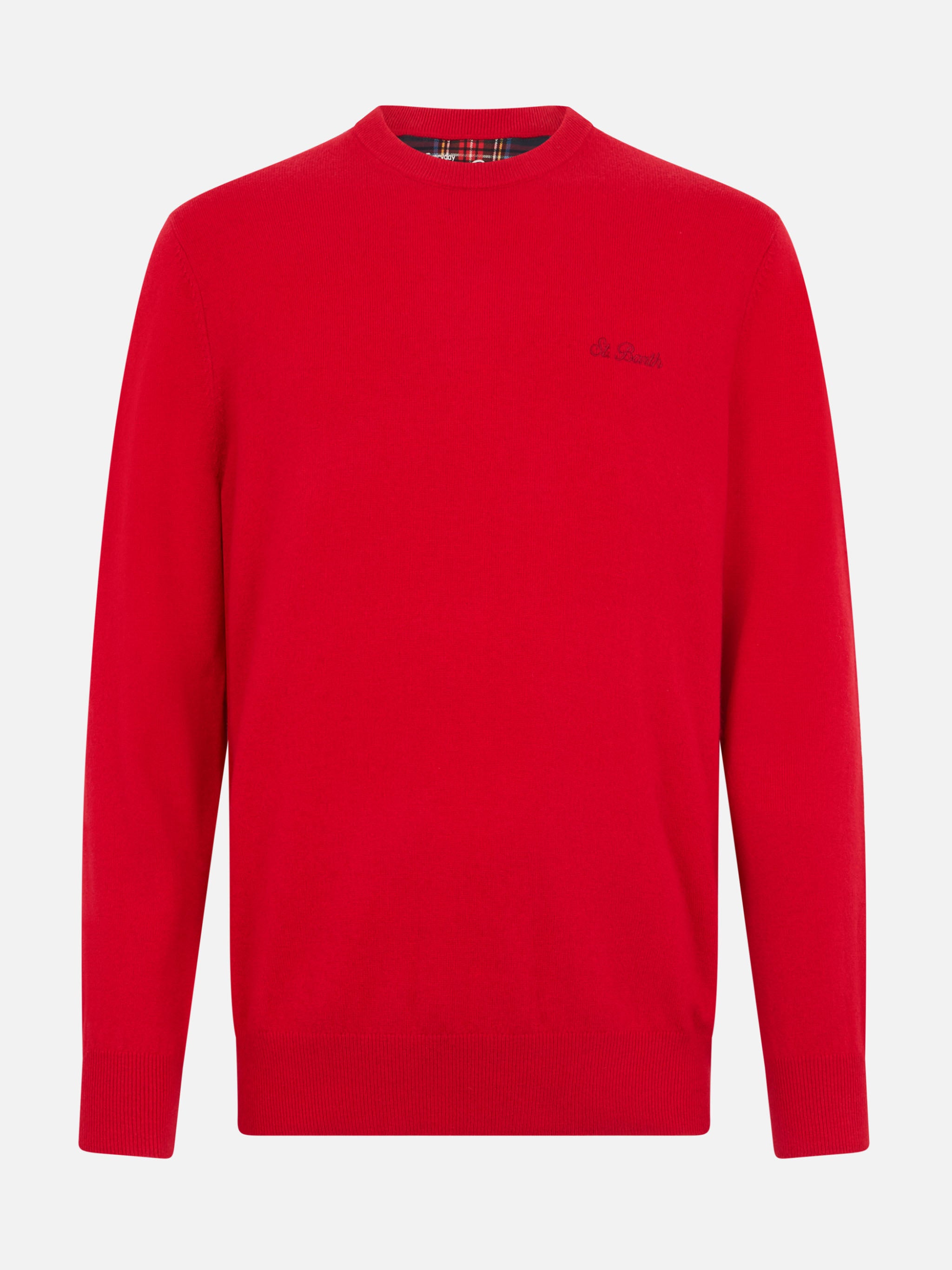 mc2-saint-barth-regent-maglione-girocollo-uomo-misto-cashmere-rosso image 4