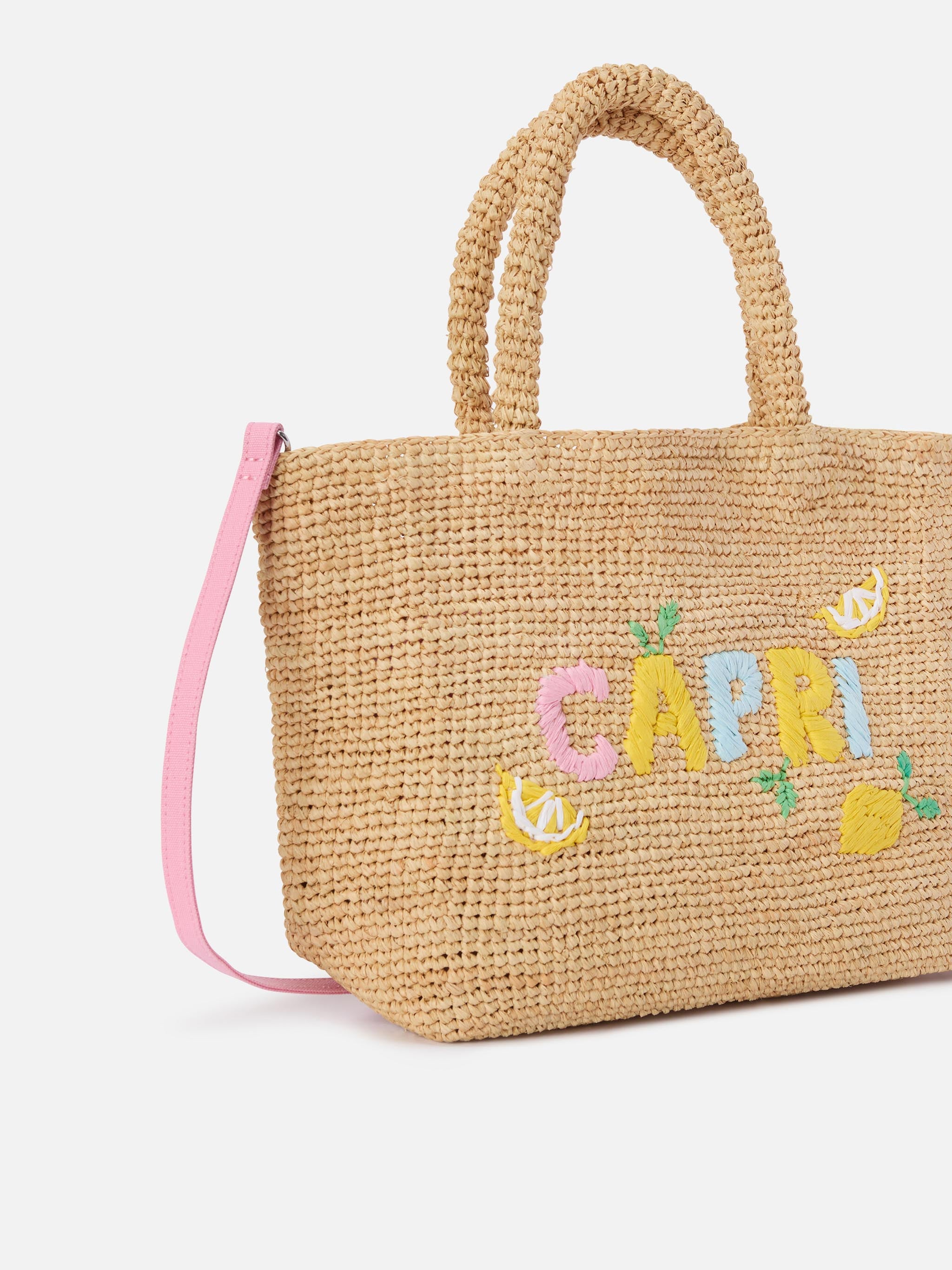 mc2-saint-barth-borsa-beach-medium-in-raffia-con-ricamo-capri image 3