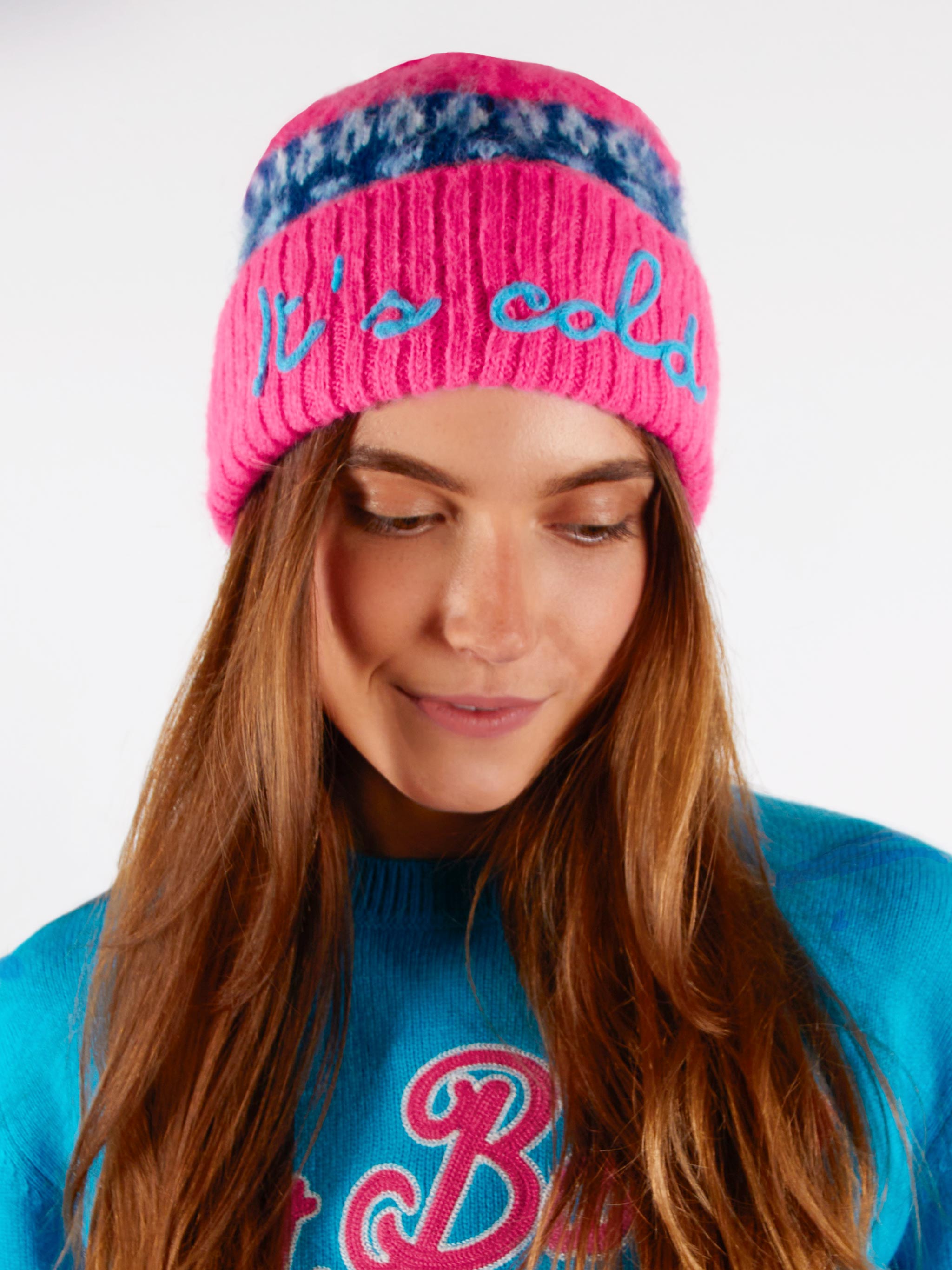 mc2-saint-barth-wengen-nordic-soft-berretto-rosa-fluo-jacquard image 4
