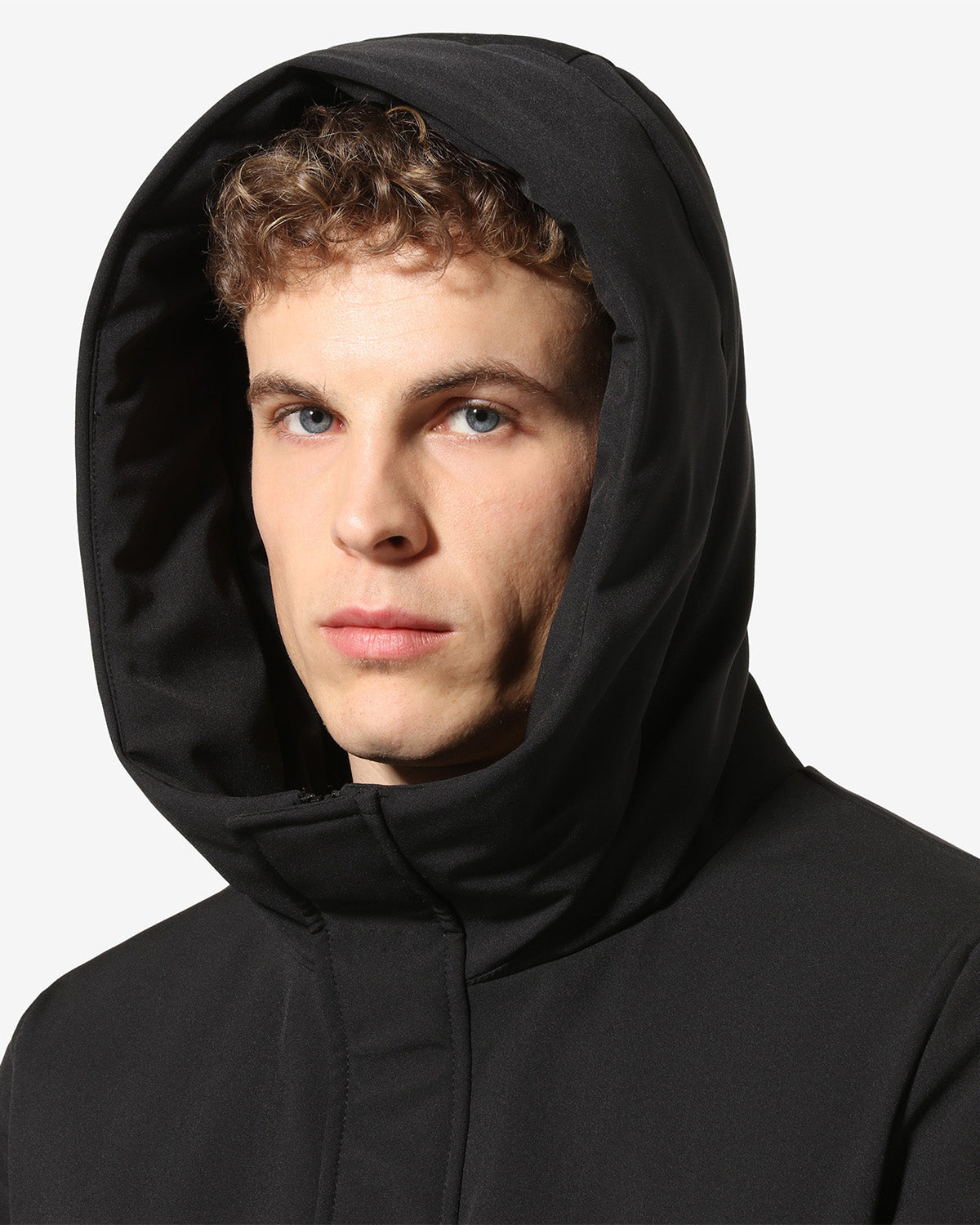 australian-sportswear-soft-shell-jacket-con-cappuccio-nero image 4