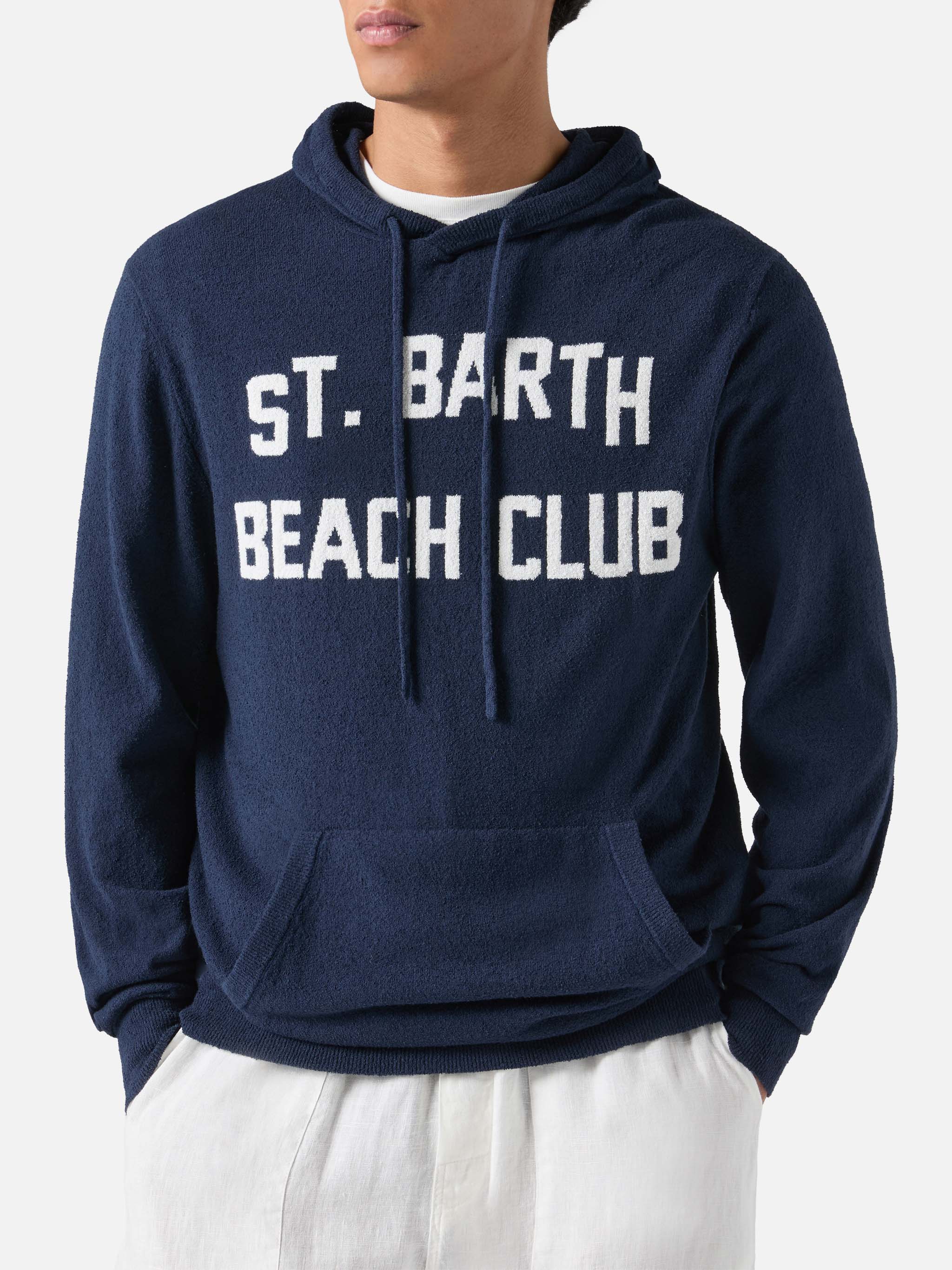 mc2-saint-barth-wood-maglione-con-cappuccio-blu-navy-uomo image 1