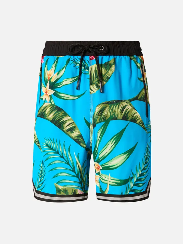 mc2-saint-barth-costume-mare-uomo-lungo-floreale-stile-surf-azzurro image 1