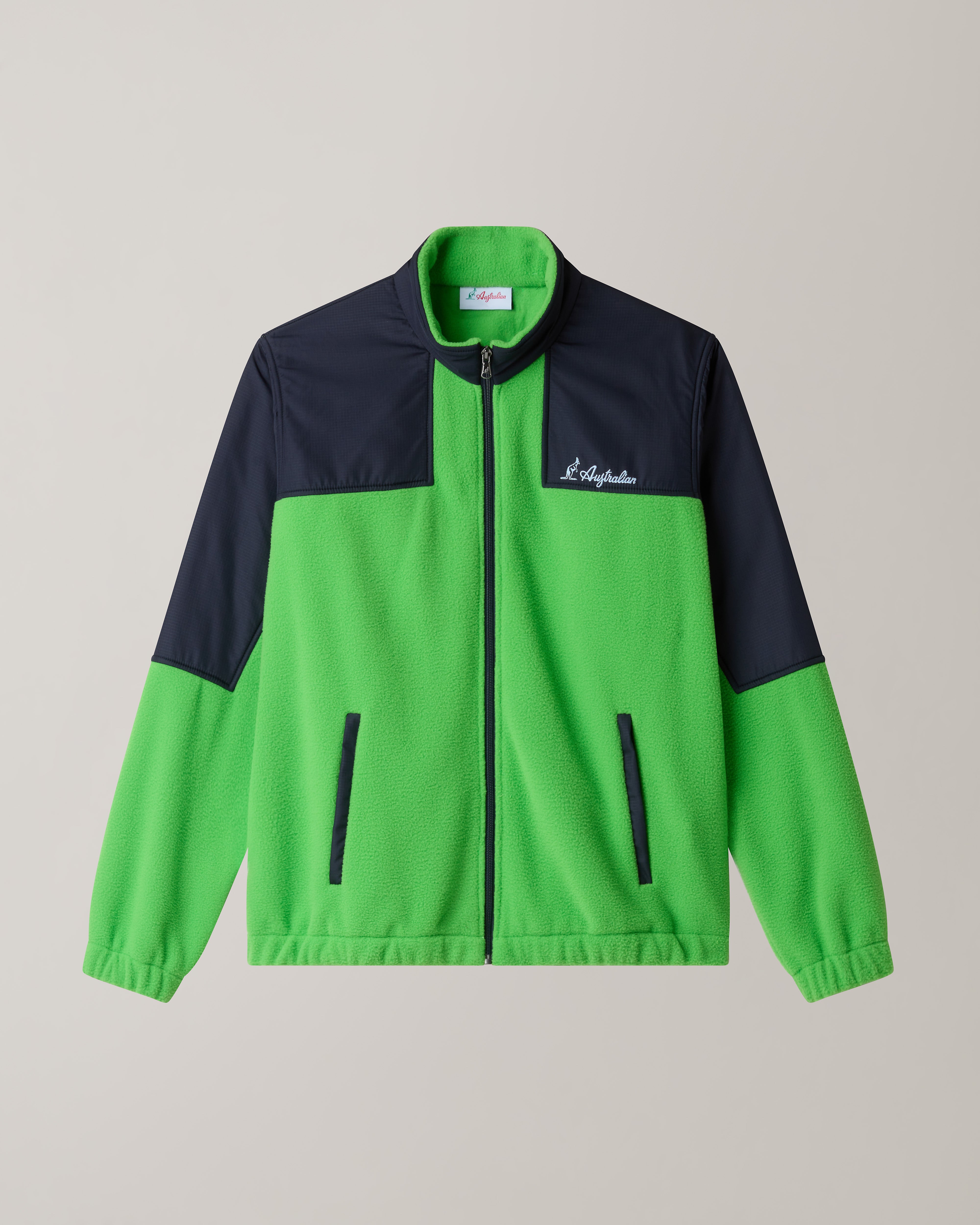 australian-color-block-track-jacket-giacca-pile-full-zip image 6